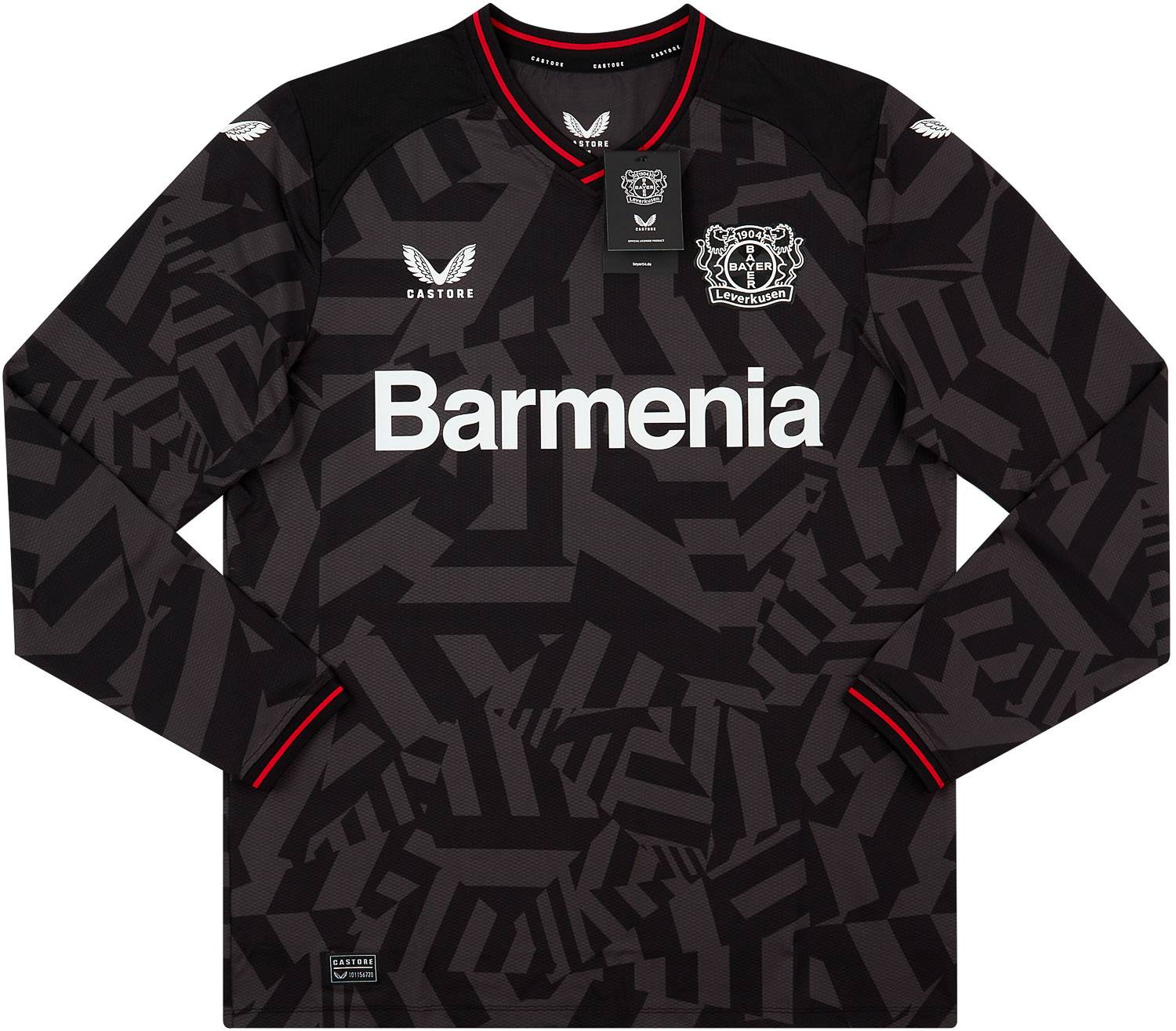 2022-23 Bayer Leverkusen Player Issue Pro Away L/S Shirt