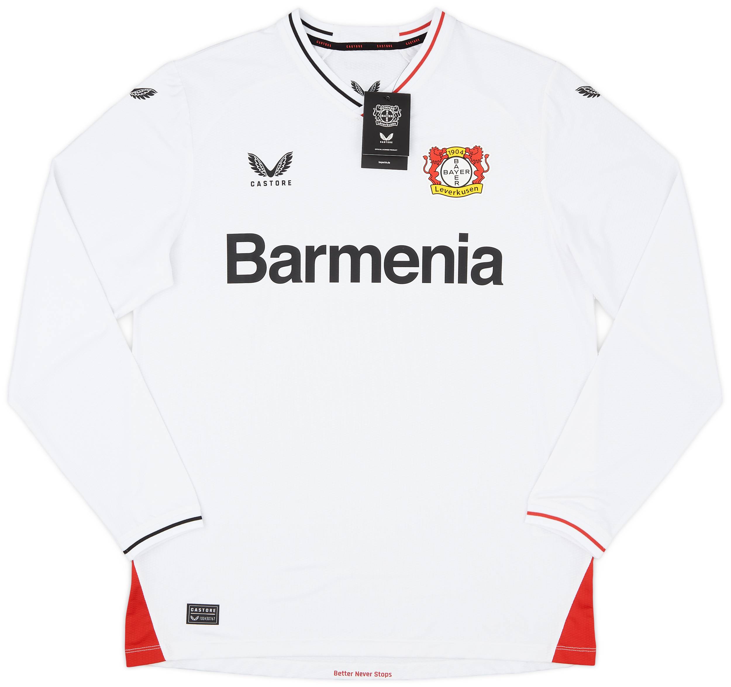 2022-23 Bayer Leverkusen Player Issue Pro Third L/S Shirt
