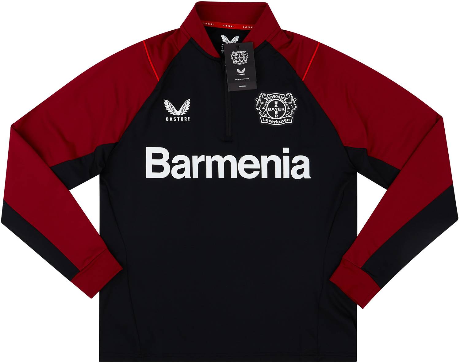 2022-23 Bayer Leverkusen Castore 1/4 Zip Training Top (Womens)