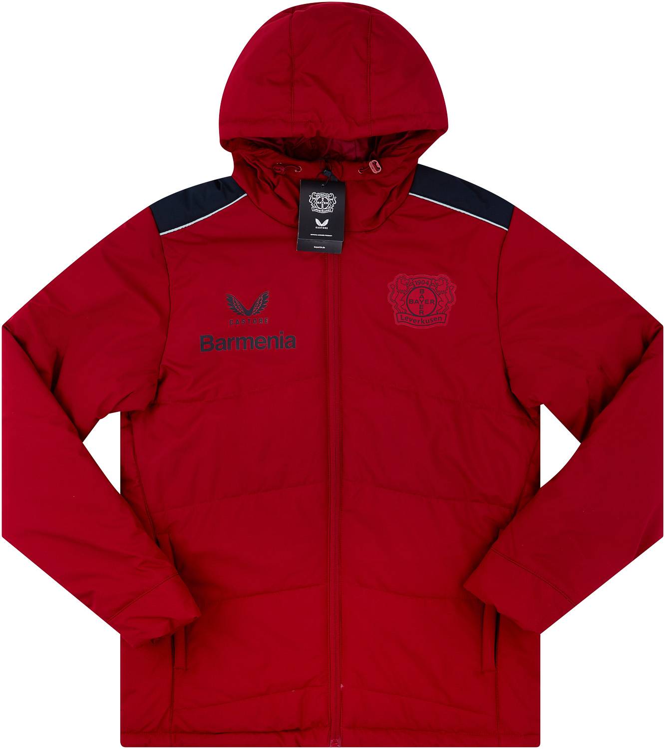 2022 23 Bayer Leverkusen Castore Padded Bench Jacket S