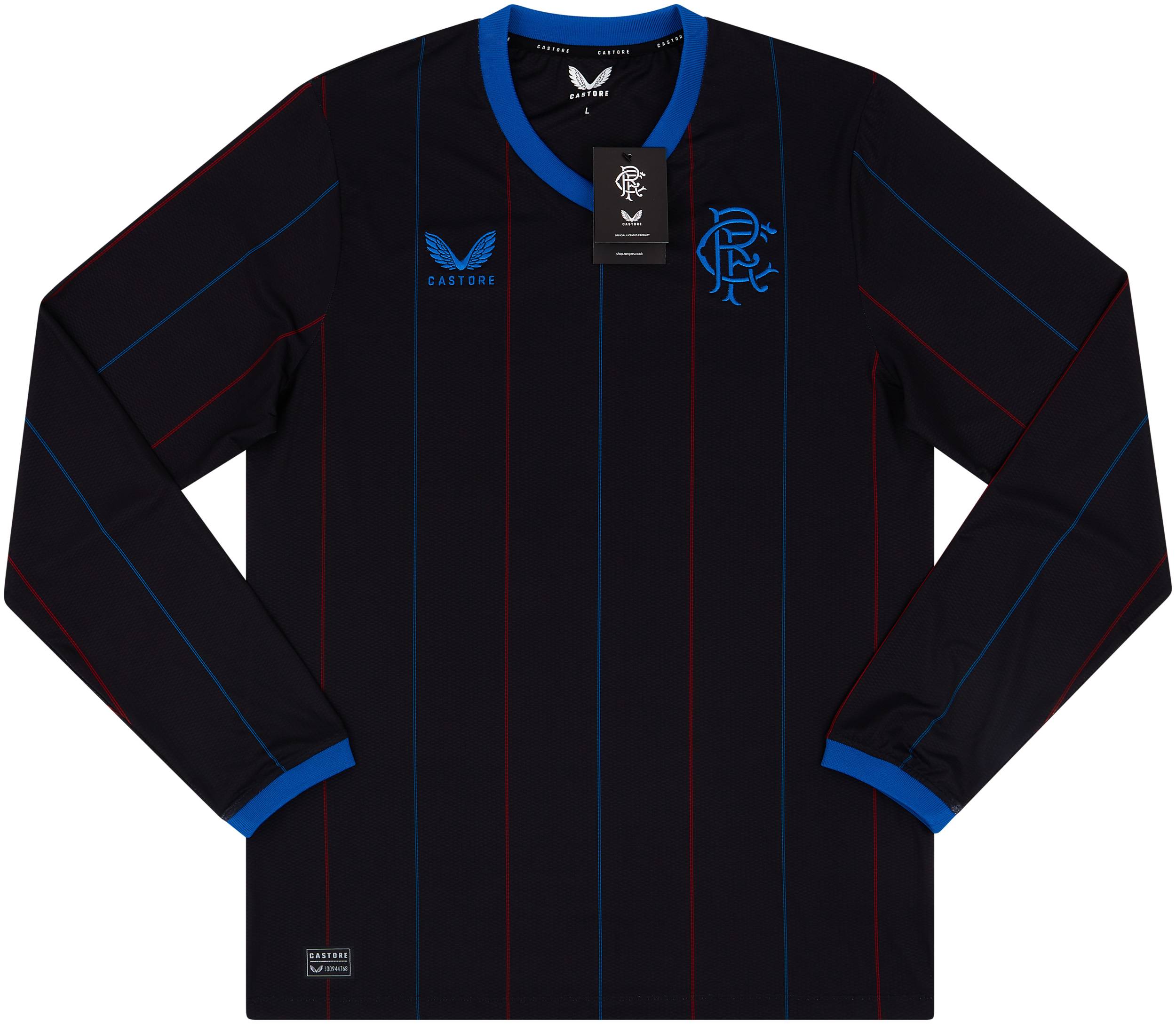 2022-23 Rangers Player Issue Pro Fourth L/S Shirt
