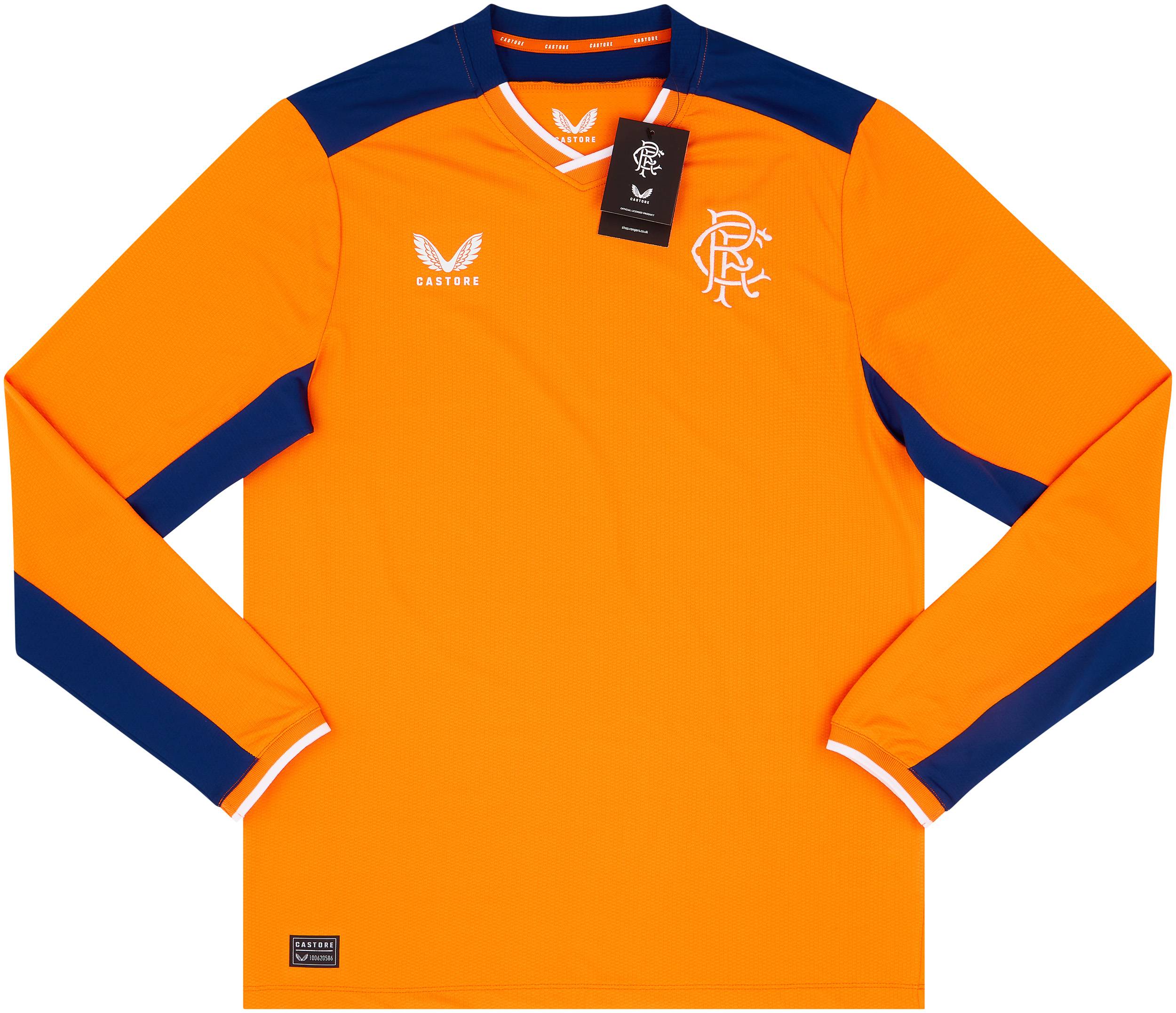 2022-23 Rangers Player Issue Pro Third L/S Shirt