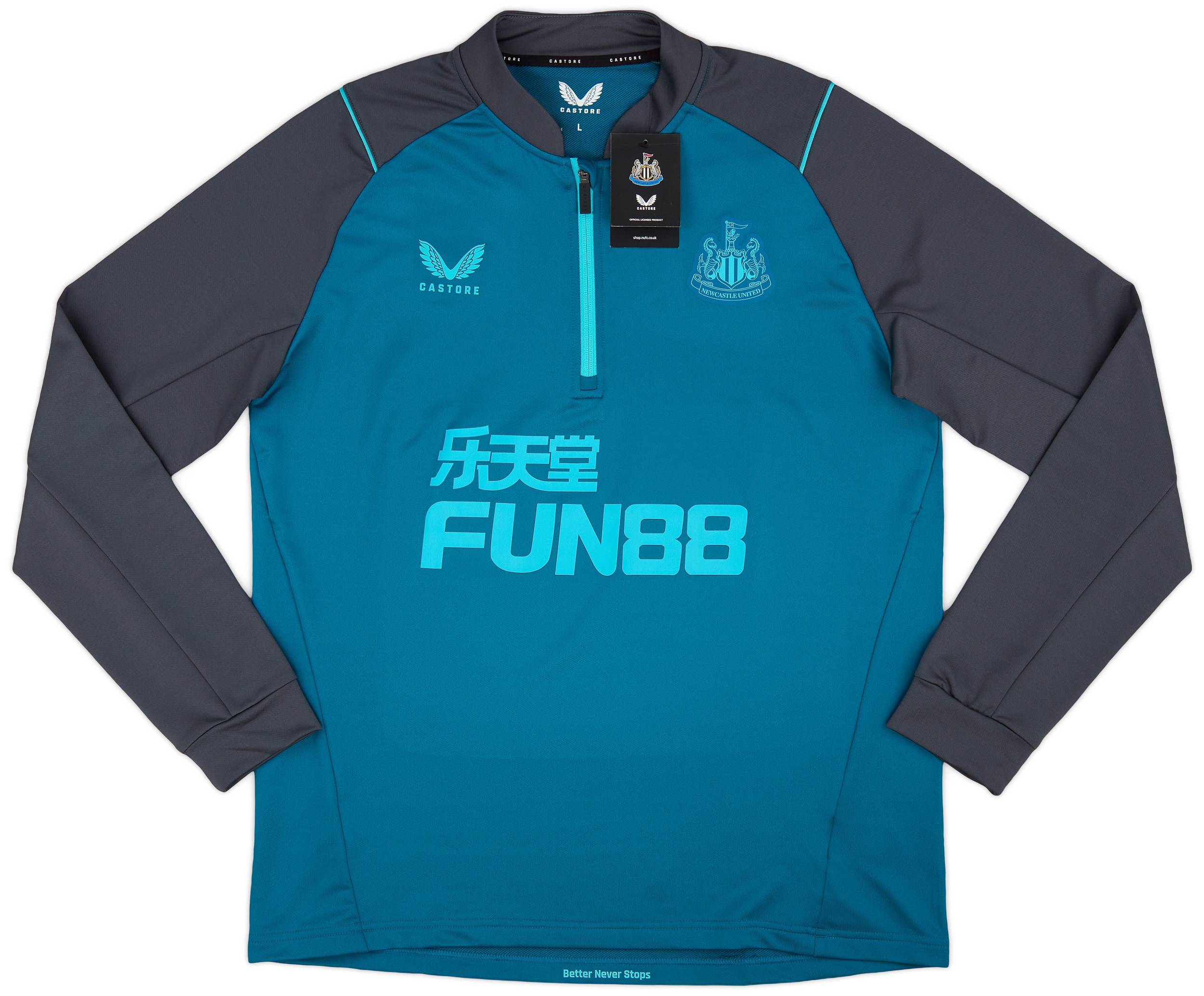 2022-23 Newcastle Castore 1/4 Zip Training Top
