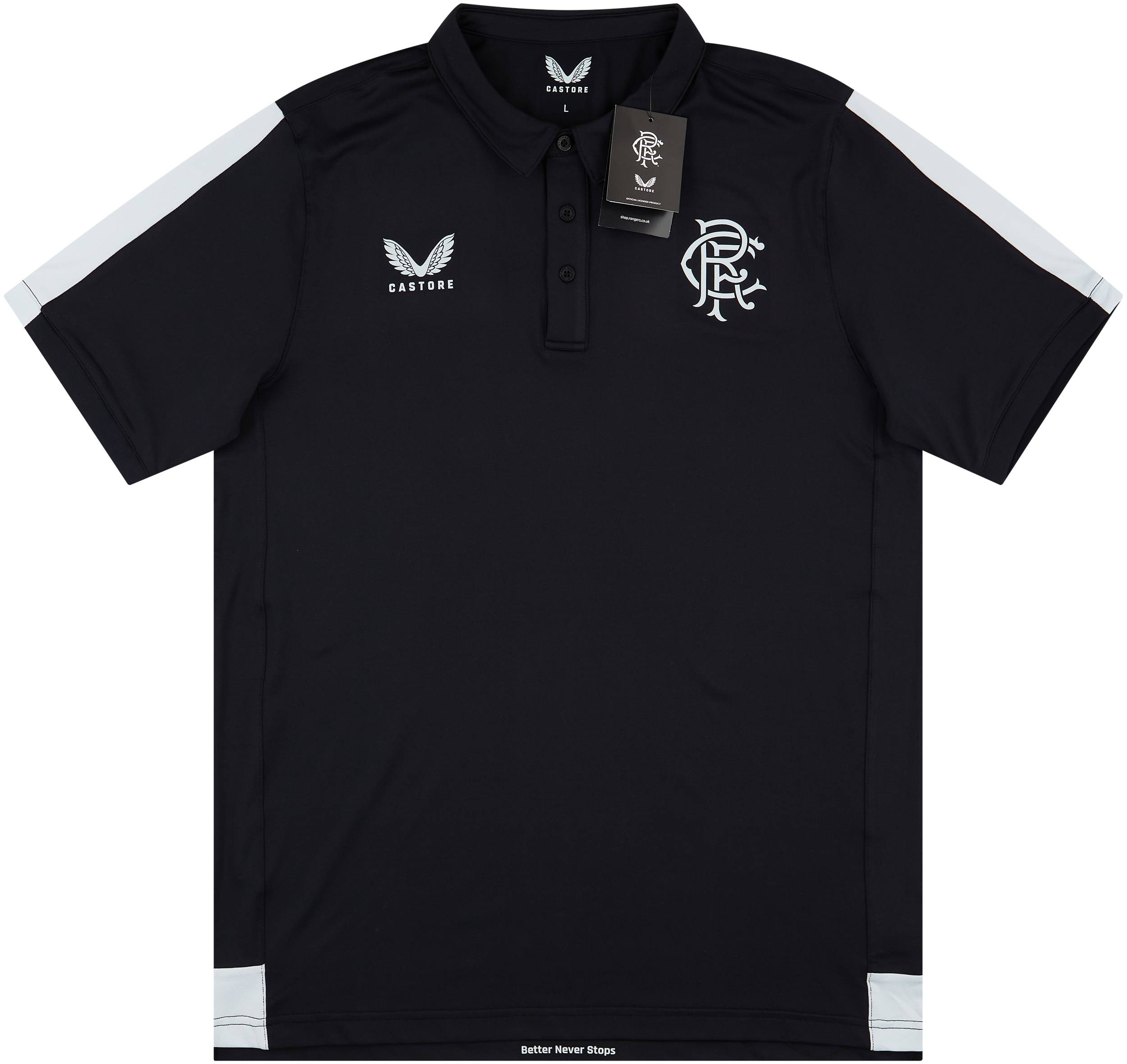2022-23 Rangers Castore Polo T-Shirt