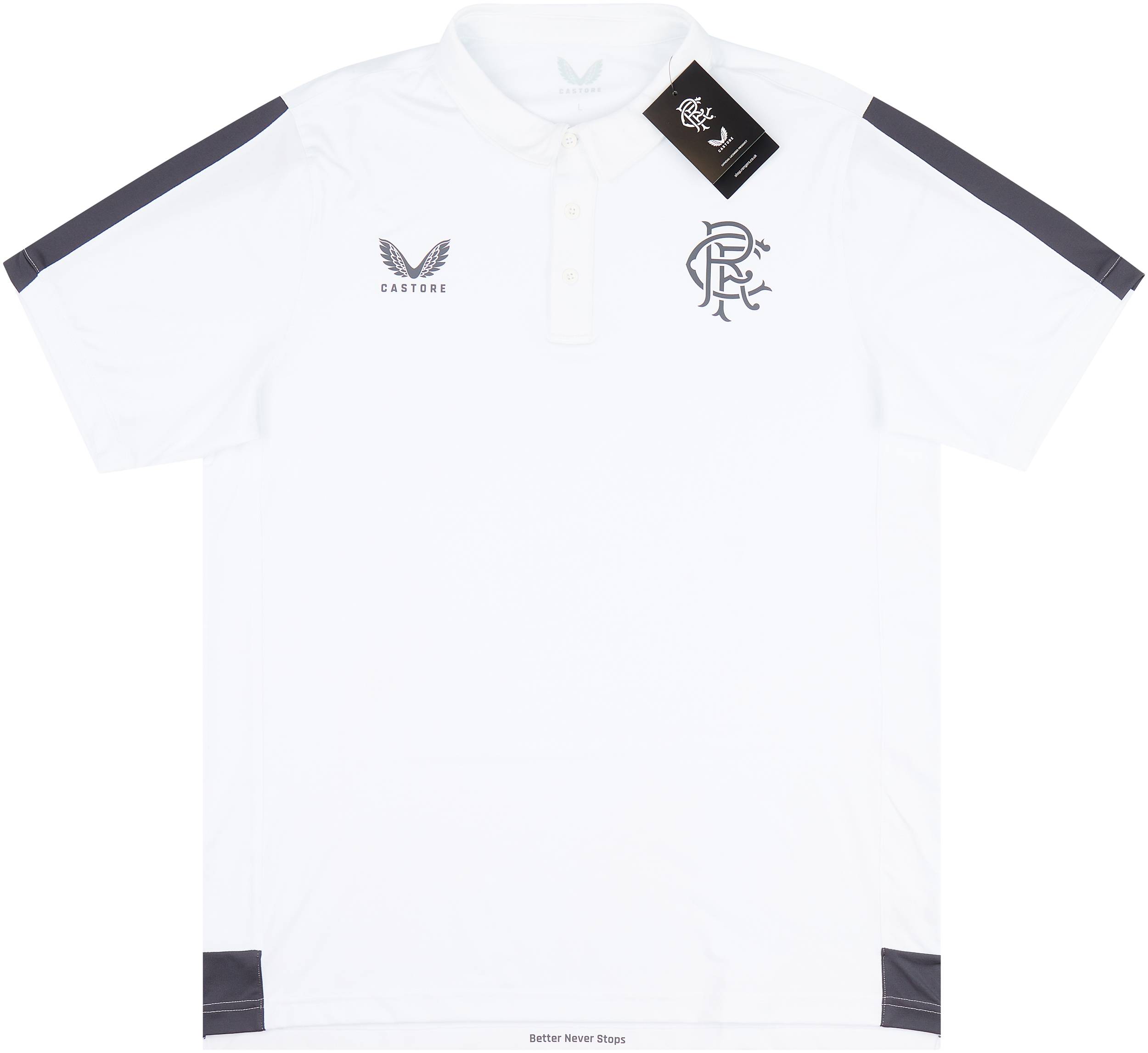 2022-23 Rangers Castore Polo T-Shirt