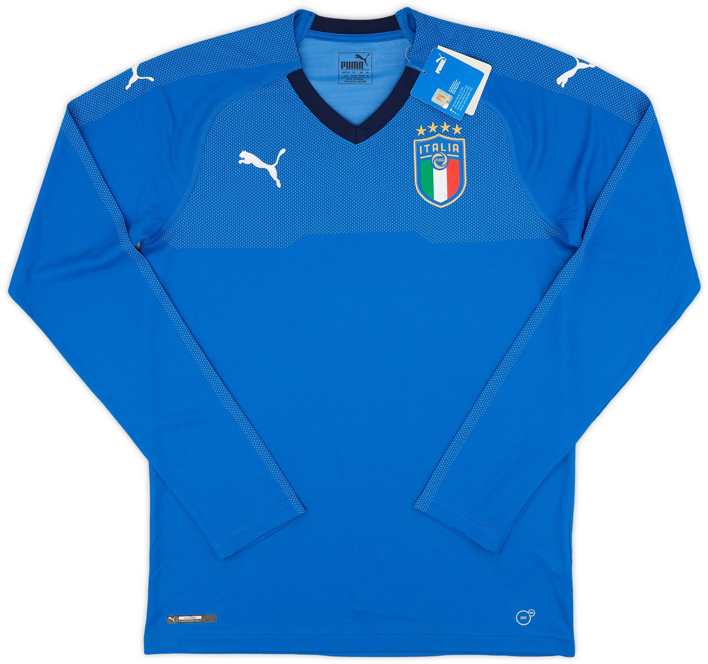2018 19 Italy Home L S Shirt M