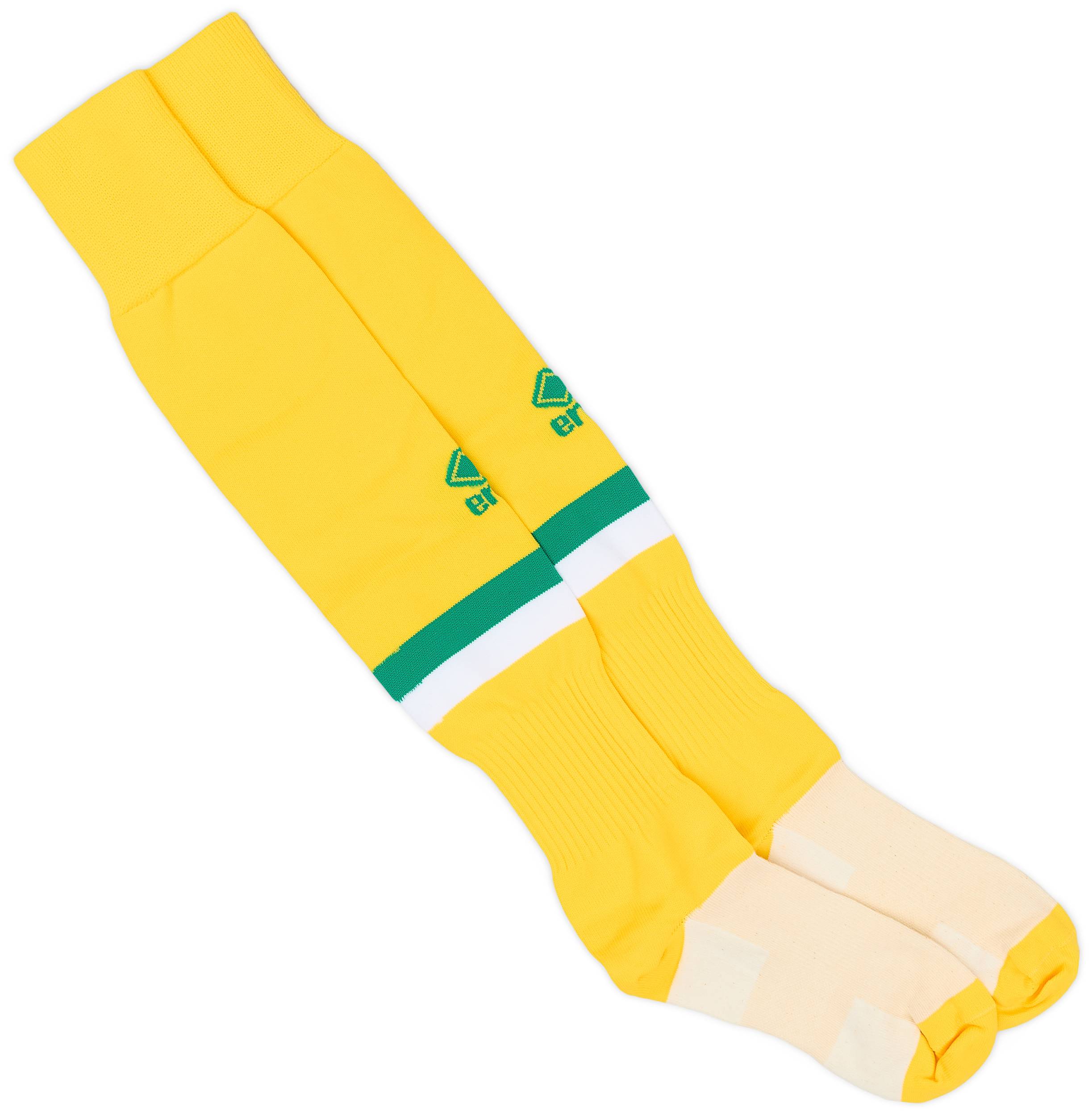2015-16 Norwich Home Socks (Adults)