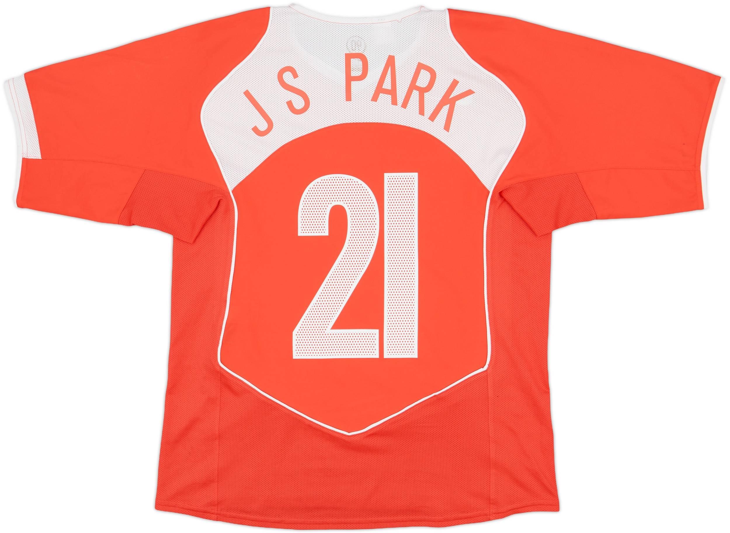 2004-06 South Korea Home Shirt J S Park #21 - 8/10 - (M)