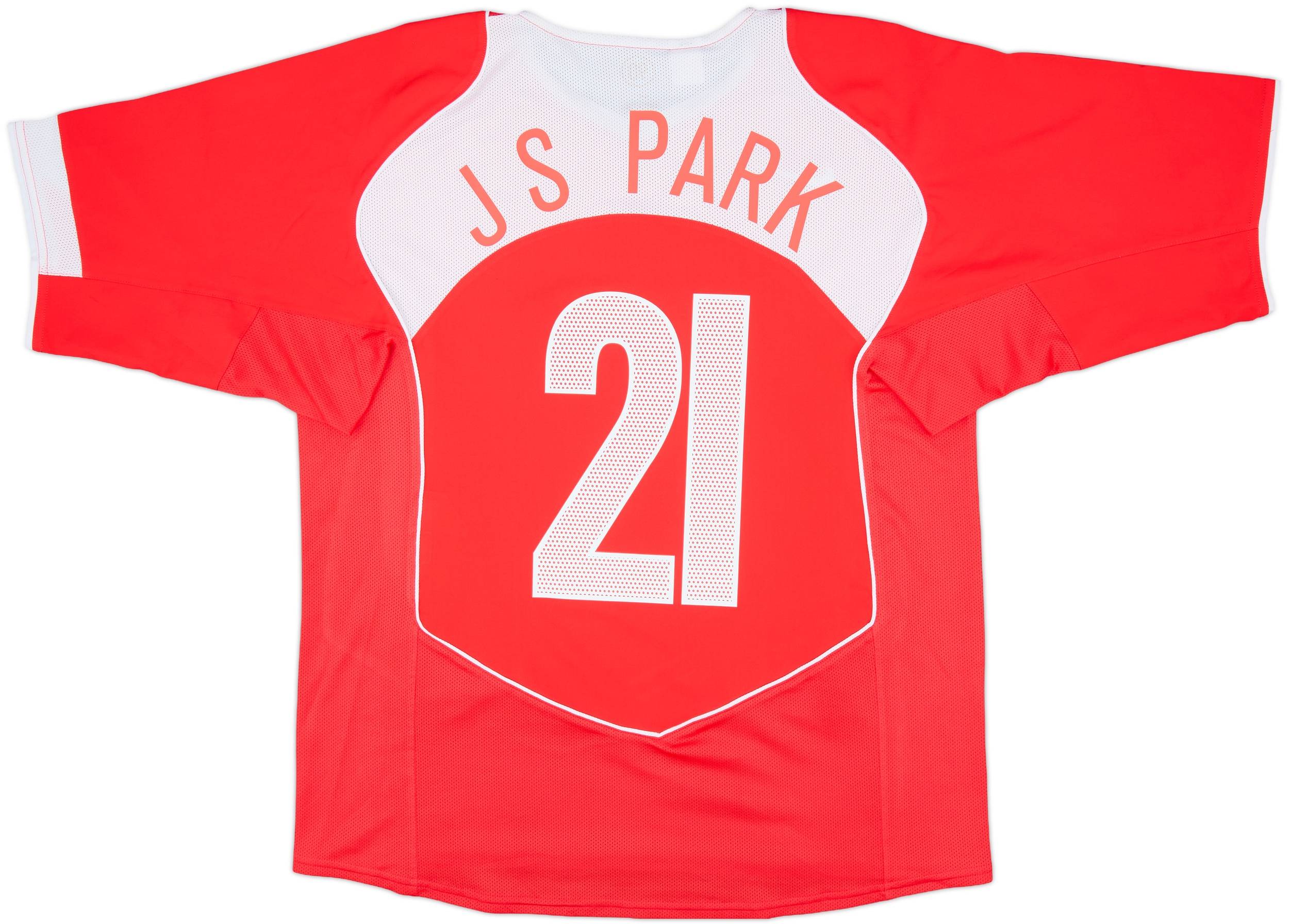 2004-06 South Korea Home Shirt J S Park #21 - 8/10 - (L)