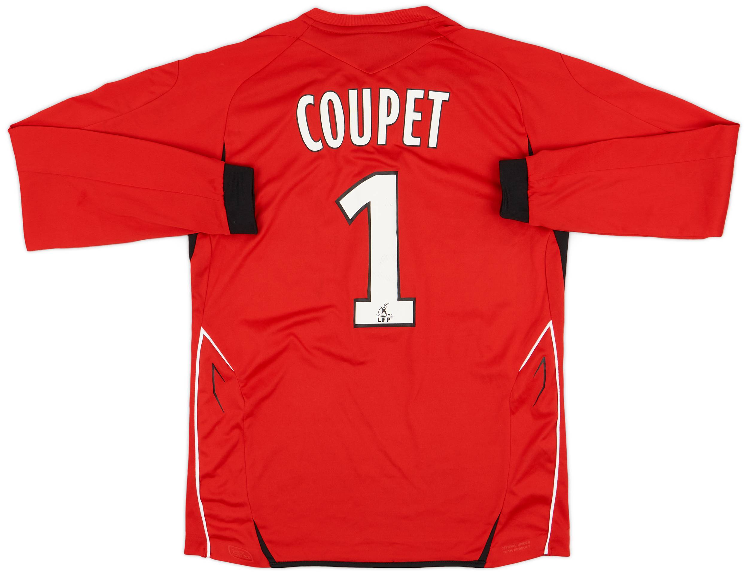2007-08 Lyon GK Shirt Coupet #1 - 7/10 - (S)