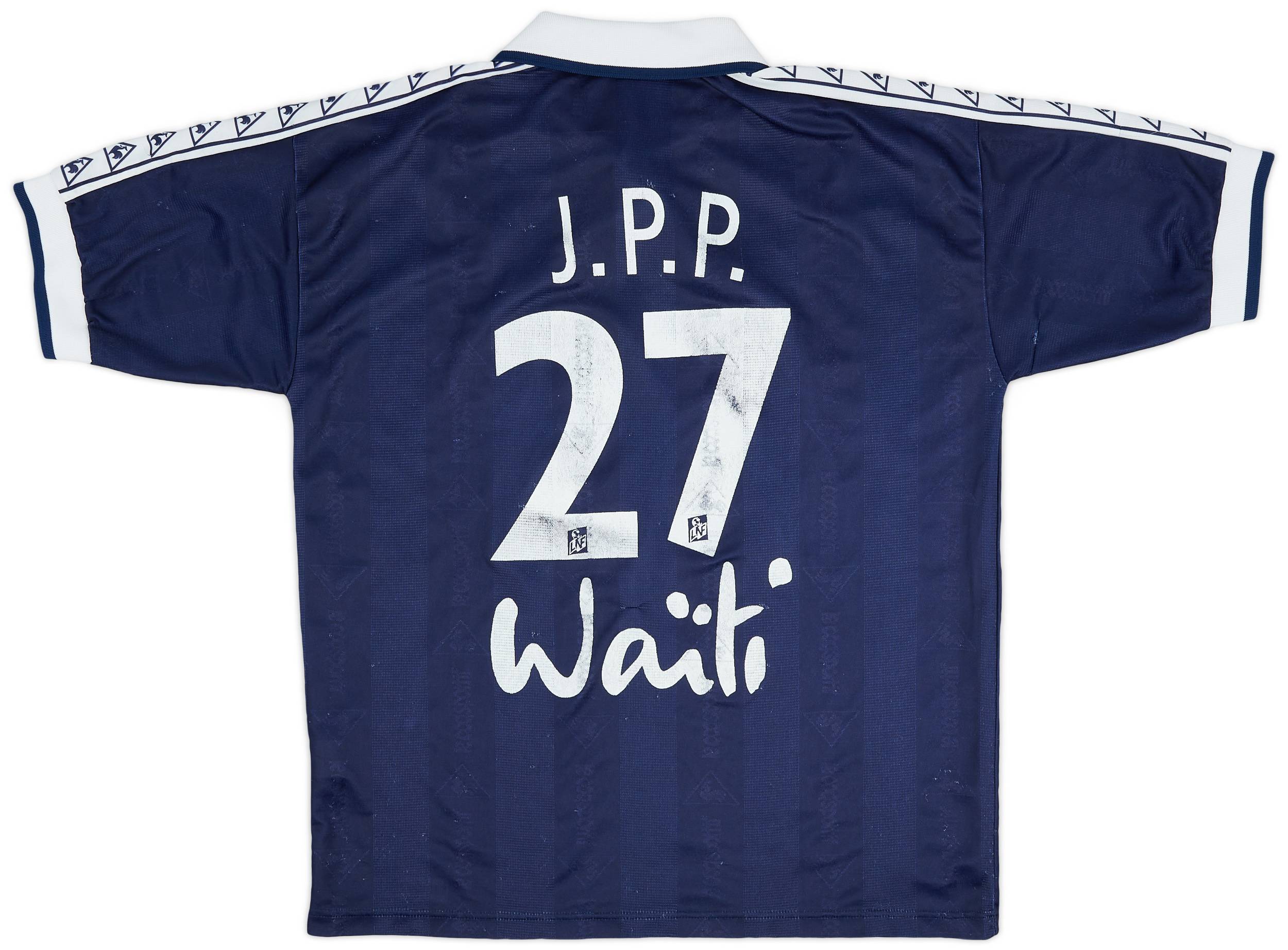 1996-97 Bordeaux Home Shirt J.P.P #27 - 5/10 - (XL)