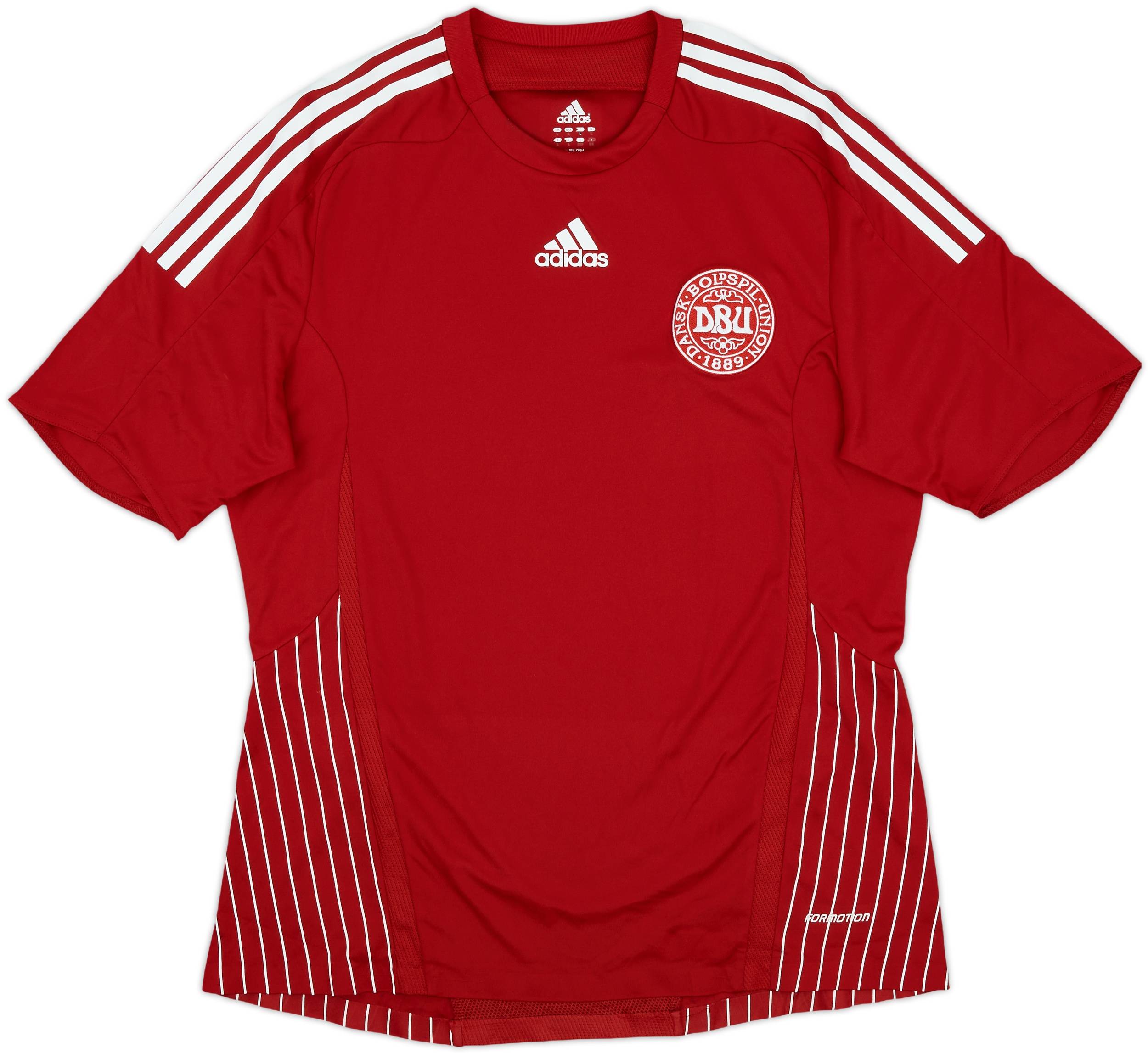 2007-10 Denmark Player Issue Home Shirt - 9/10 - (L)