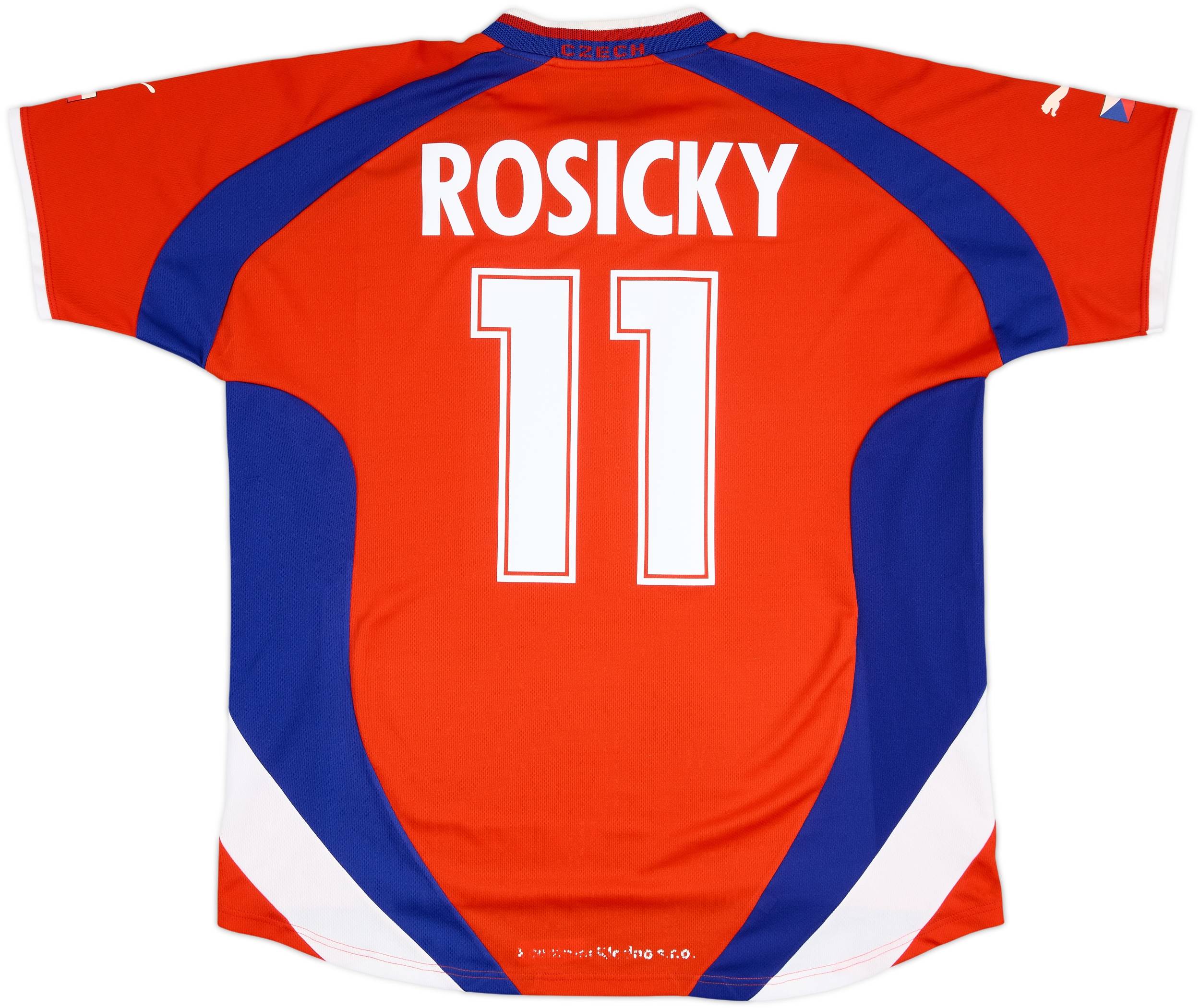 2000-02 Czech Republic Home Shirt Rosicky #11 - 6/10 - (XL)