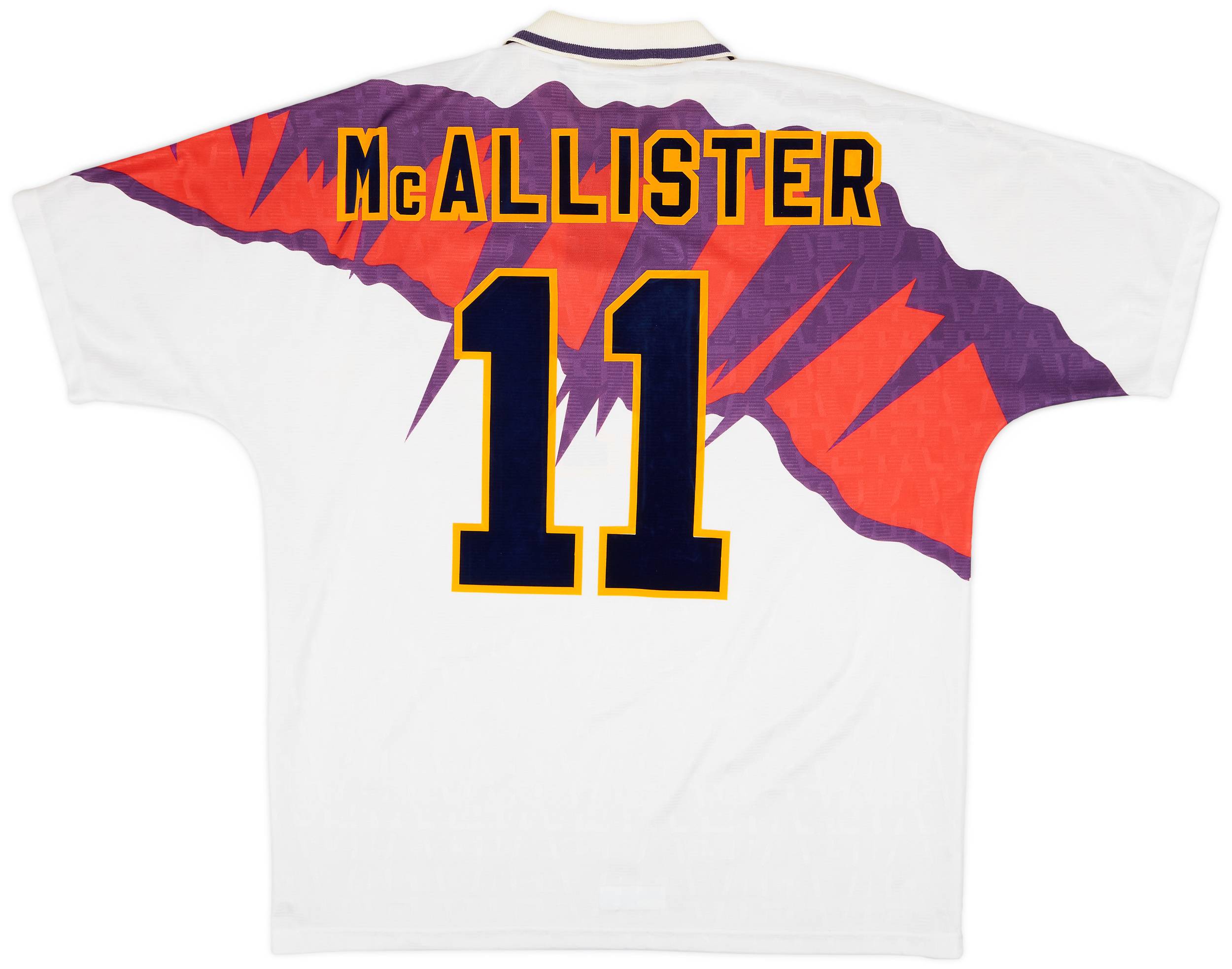 1991-93 Scotland Away Shirt McAllister #11 - 9/10 - (L)
