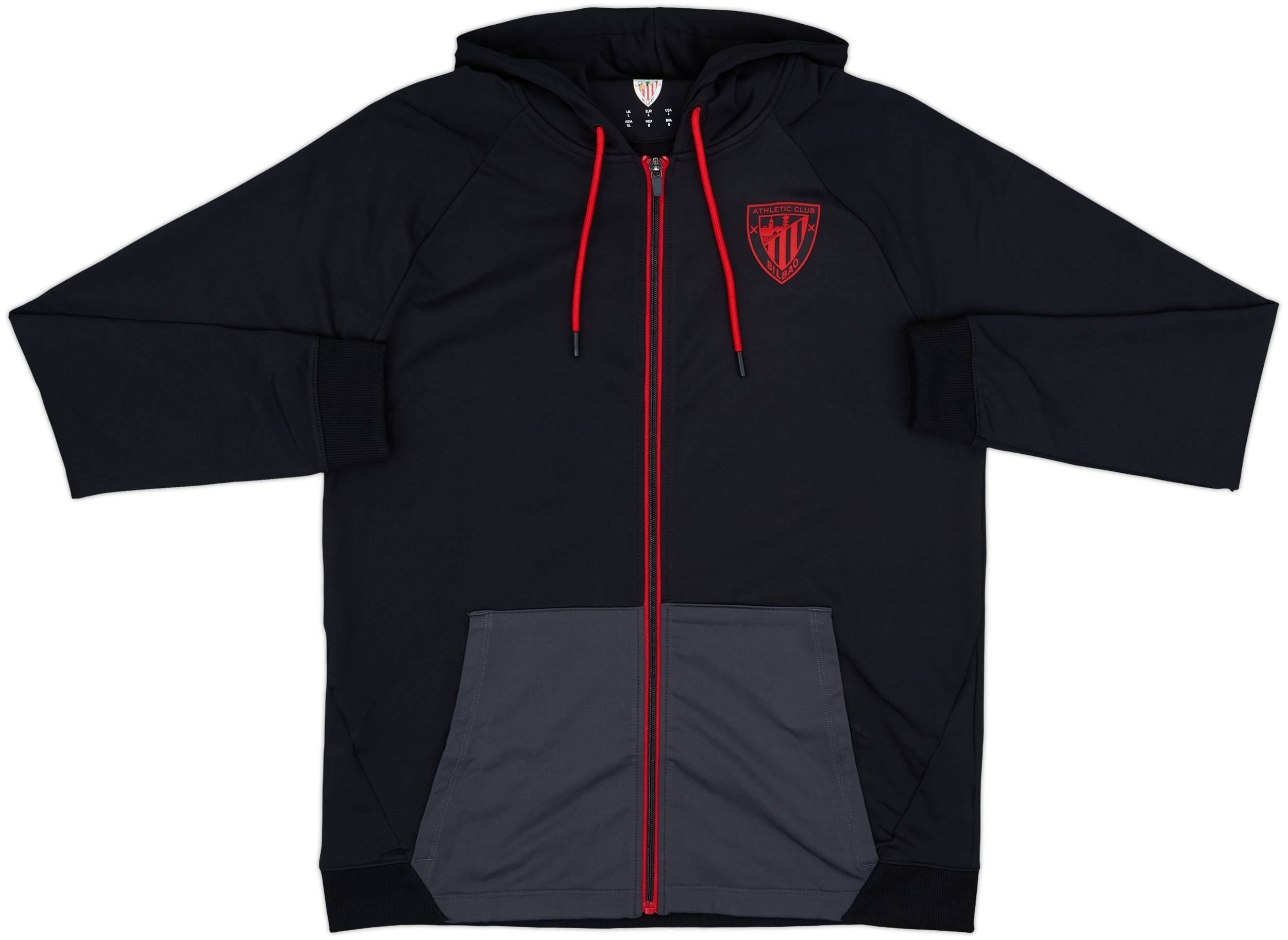 2023-24 Athletic Bilbao Castore Hooded Fleece Top