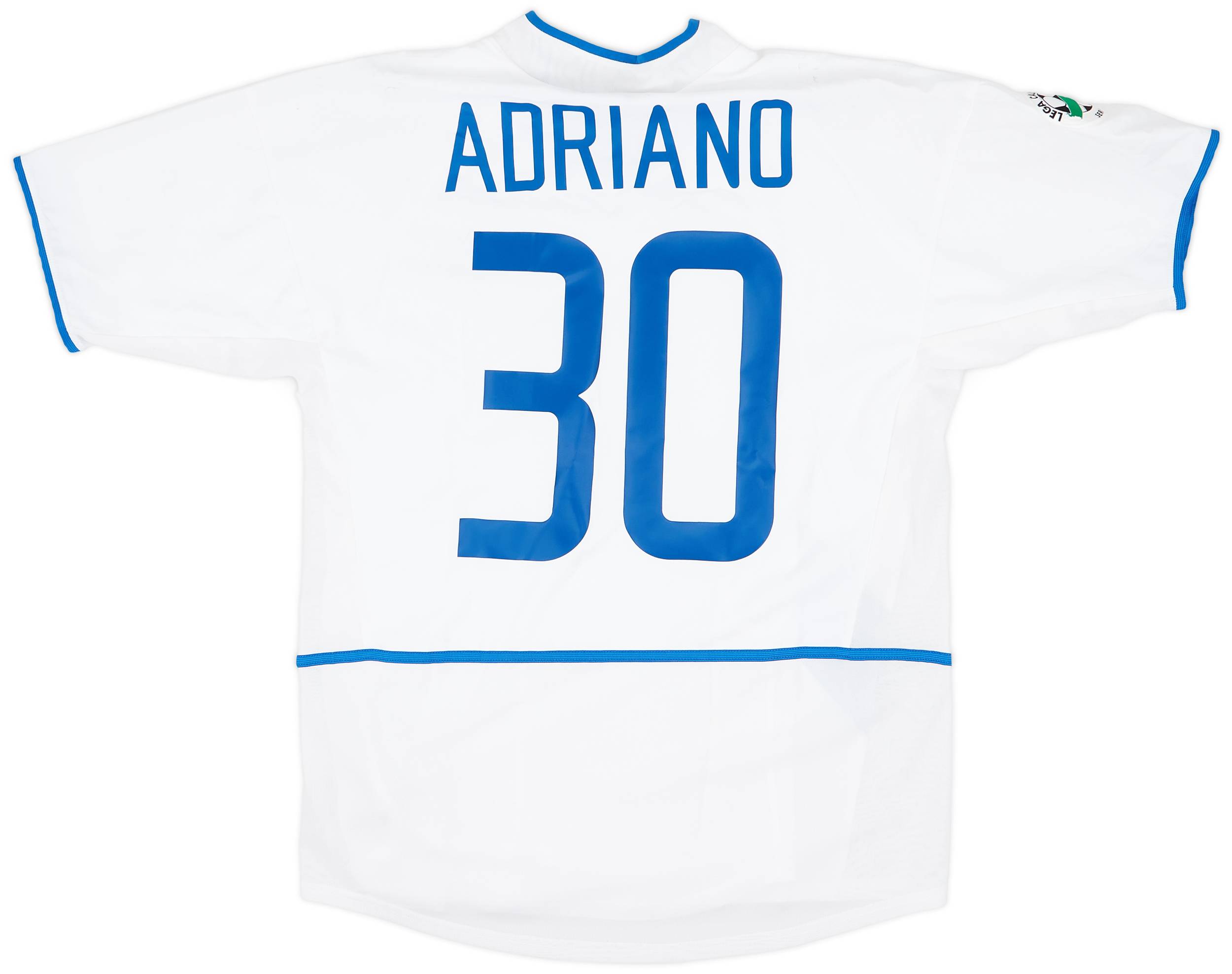 2003-04 Inter Milan Player Issue Third Shirt Adriano #30
