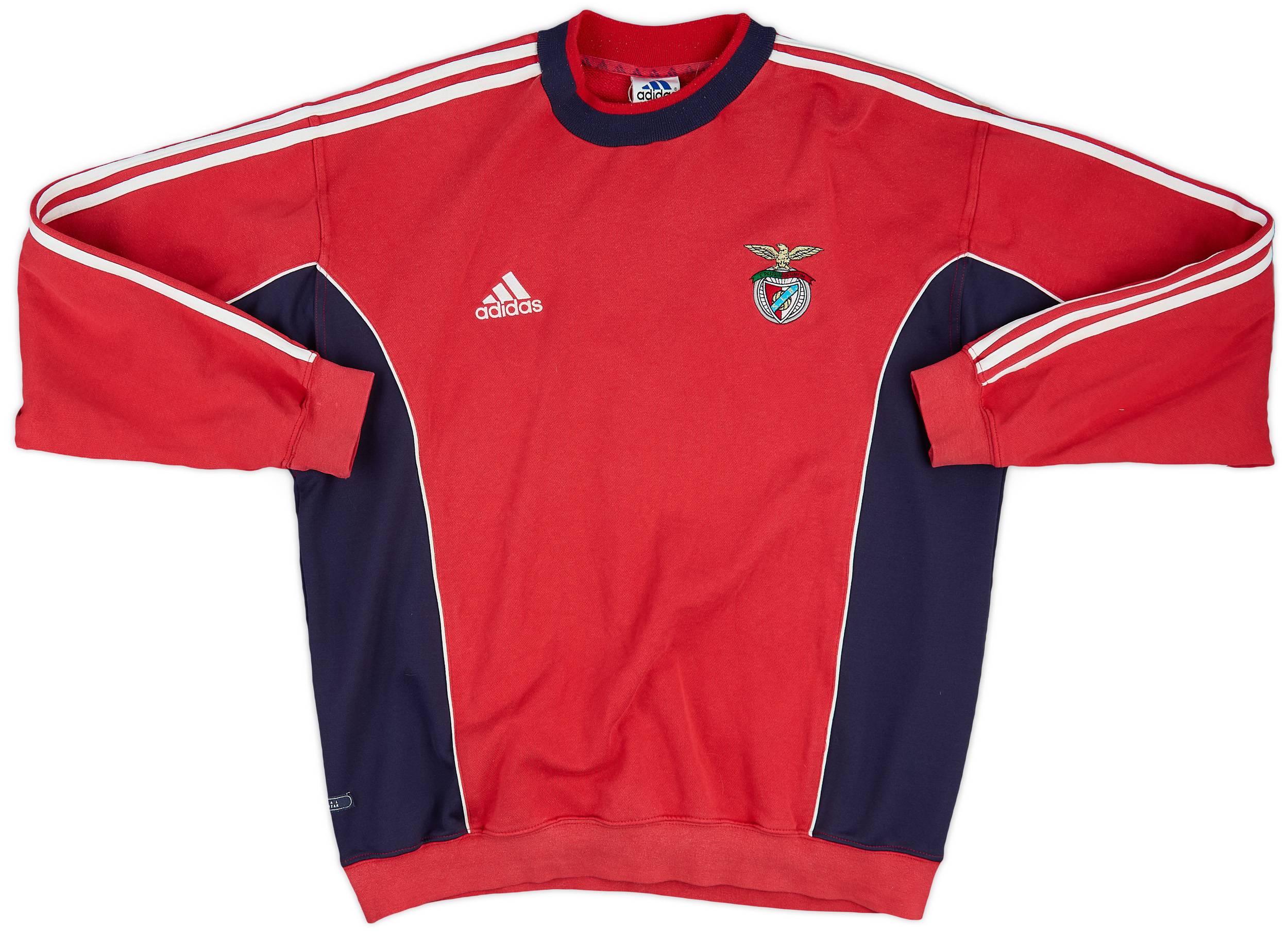 1999-00 Benfica adidas Sweat Top - 8/10 - (L)