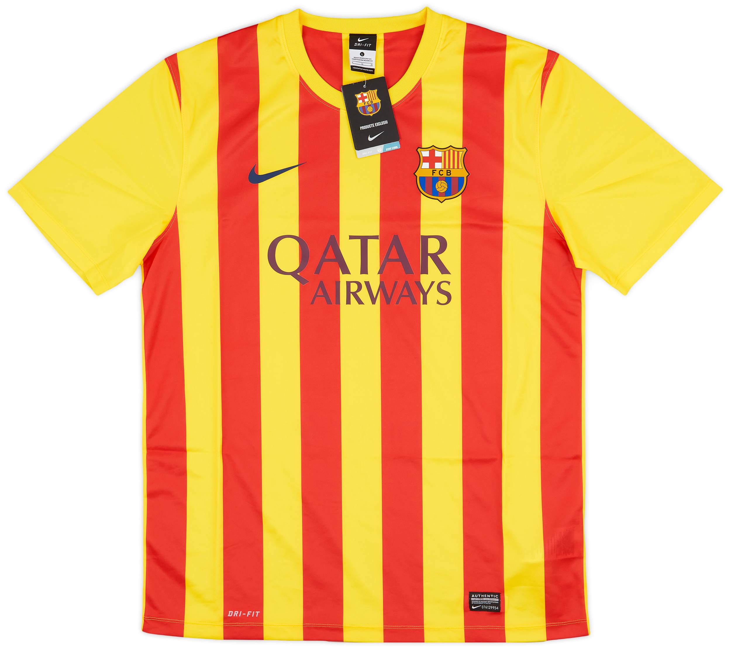 2013-15 Barcelona Basic Away Shirt (L)