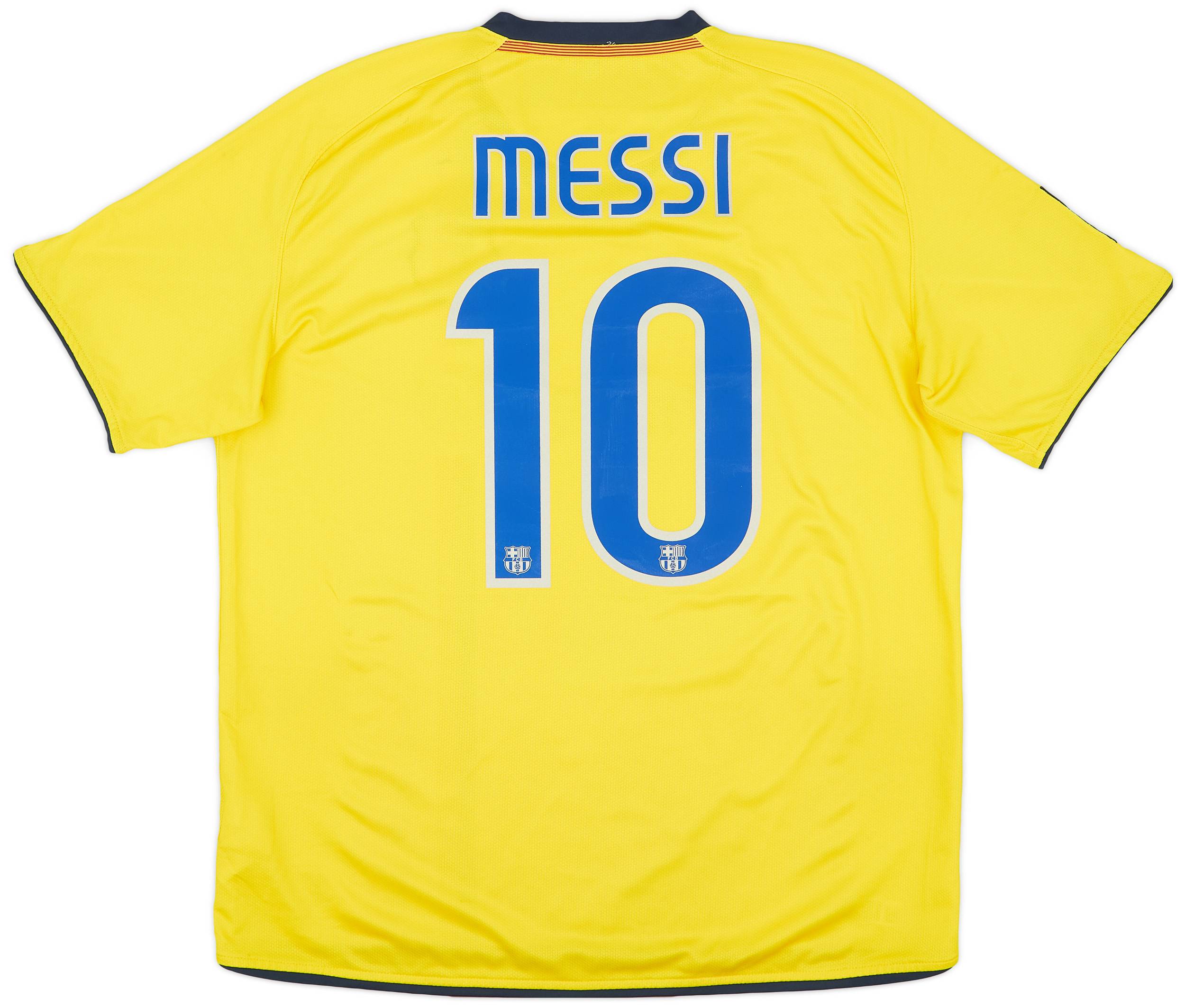 2008-10 Barcelona Away Shirt Messi #10 - 7/10 - (L)