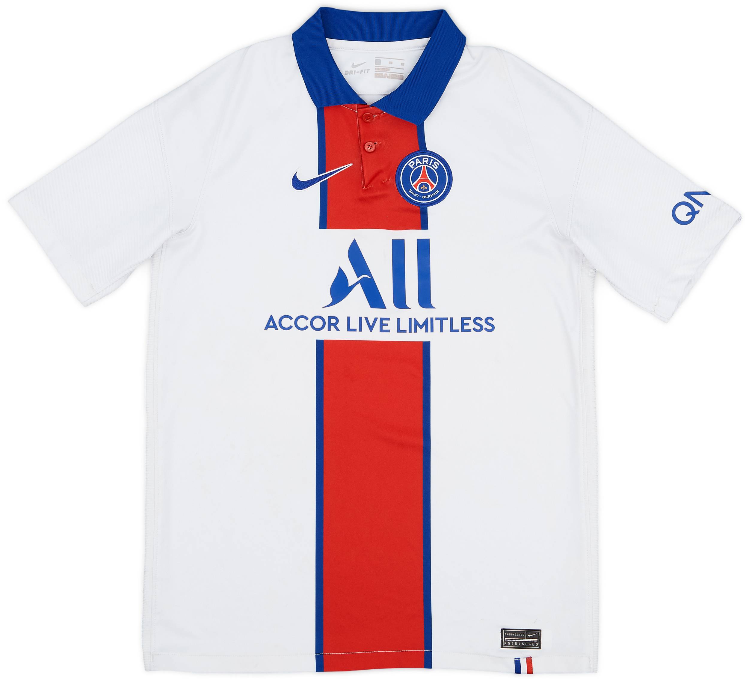 2020-21 Paris Saint-Germain Away Shirt - 6/10 - (XL.Boys)