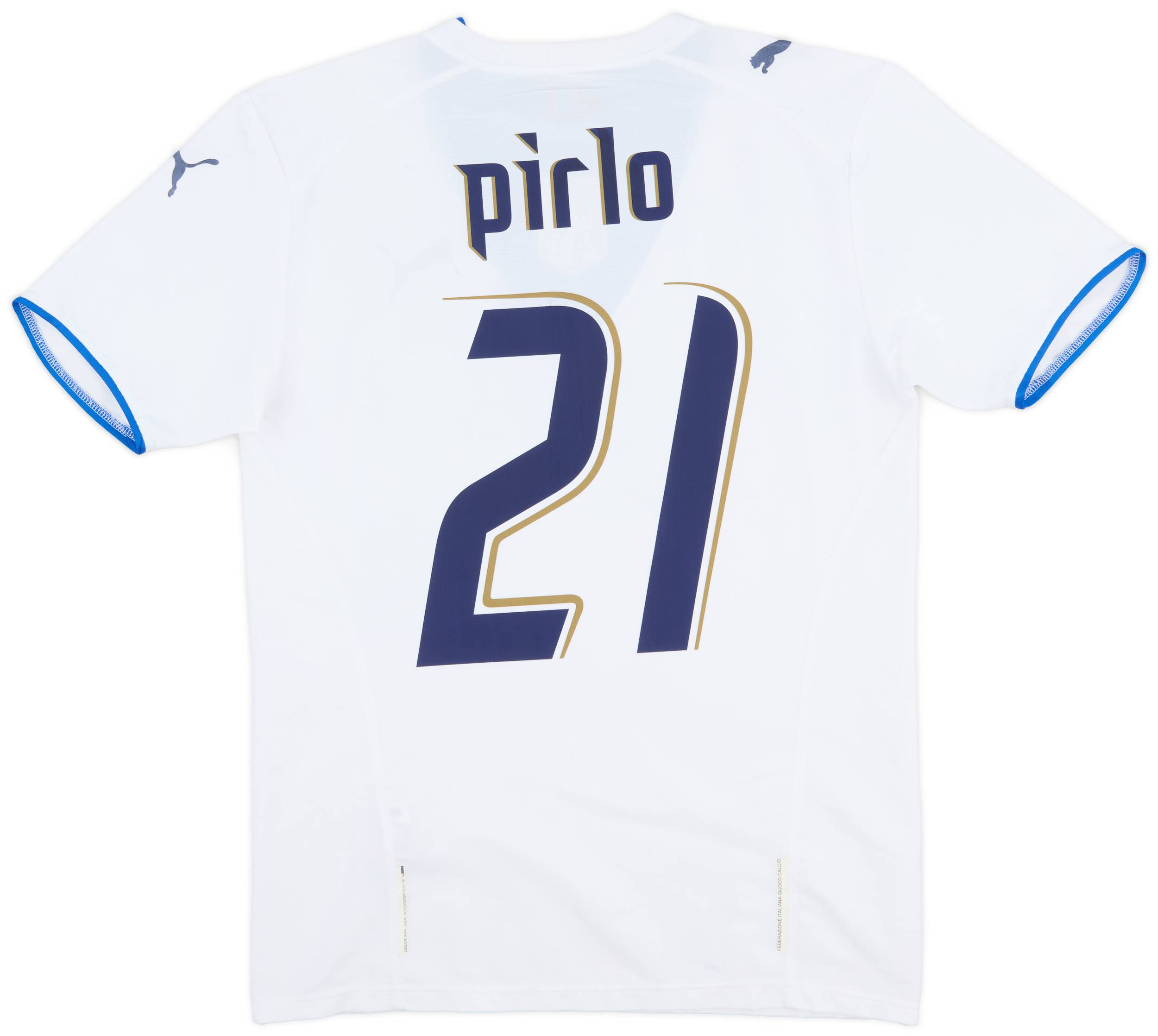 イタリア代表 2006 アウェイ ユニフォーム #21 ピルロ 2006 Italy Away Shirt Pirlo #21 - 4/10 - (S)