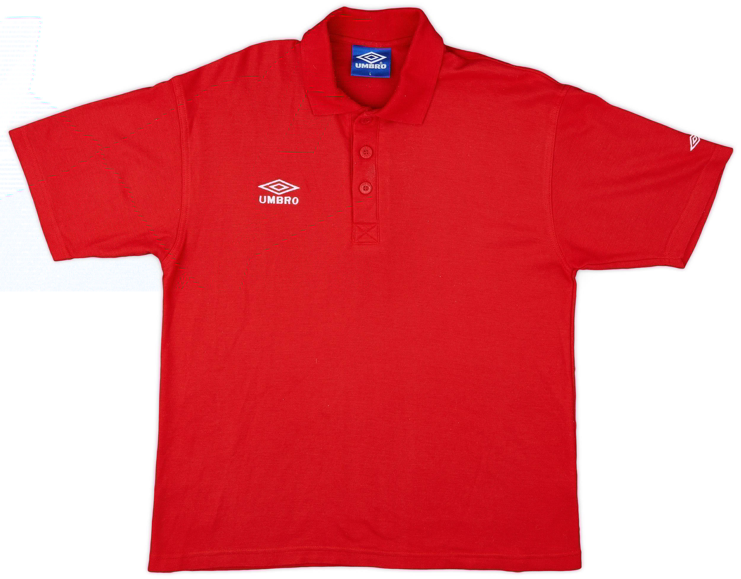 1990s Umbro Template Polo Shirt - 8/10 - (L)
