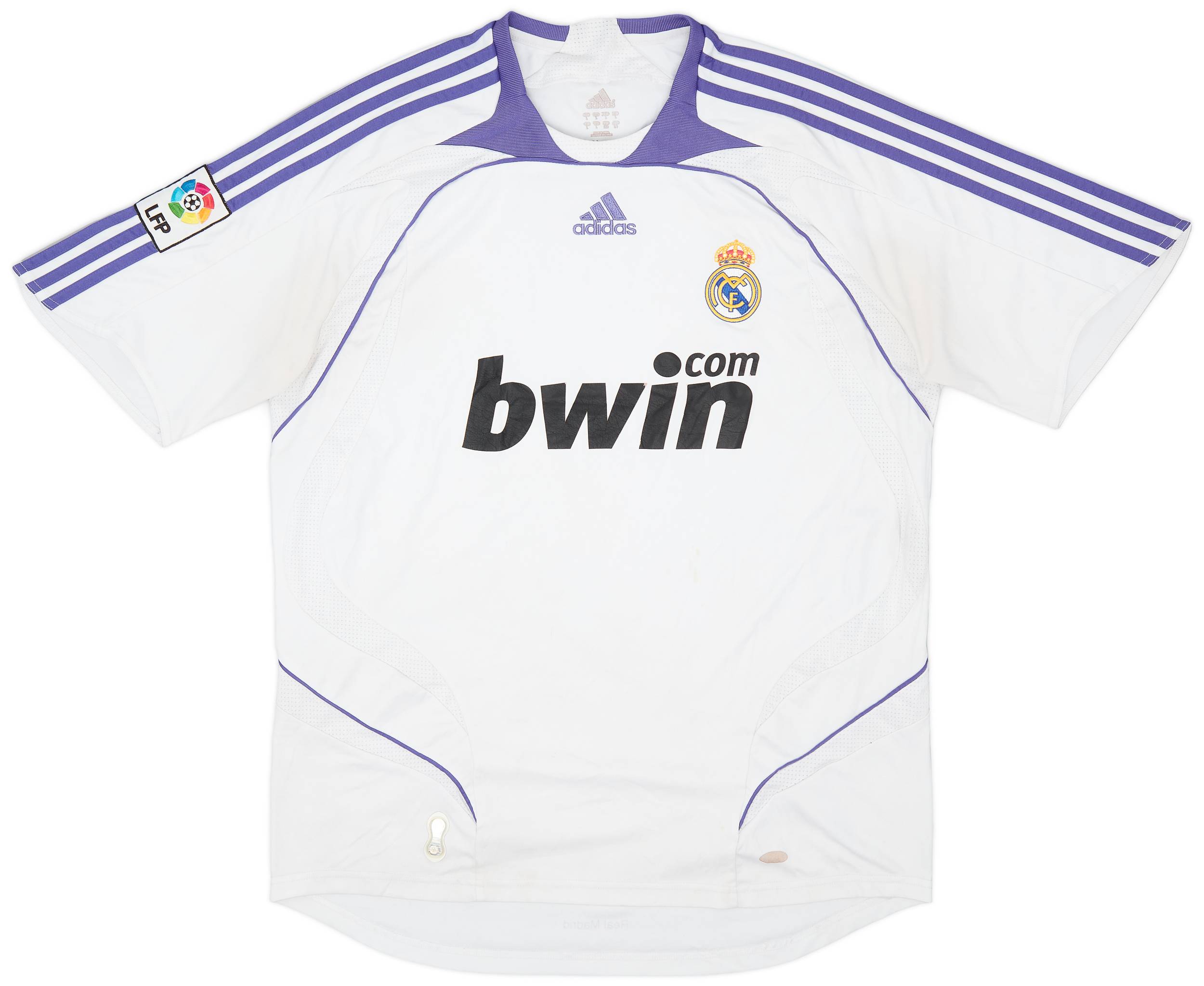 2007-08 Real Madrid Home Shirt - 7/10 (L)