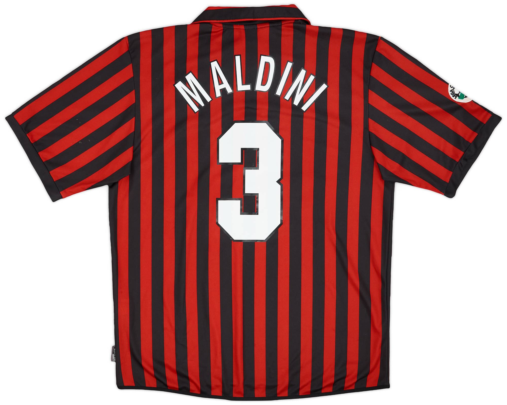 2000-02 AC Milan Home Shirt Maldini #3 - 10/10 - (S)
