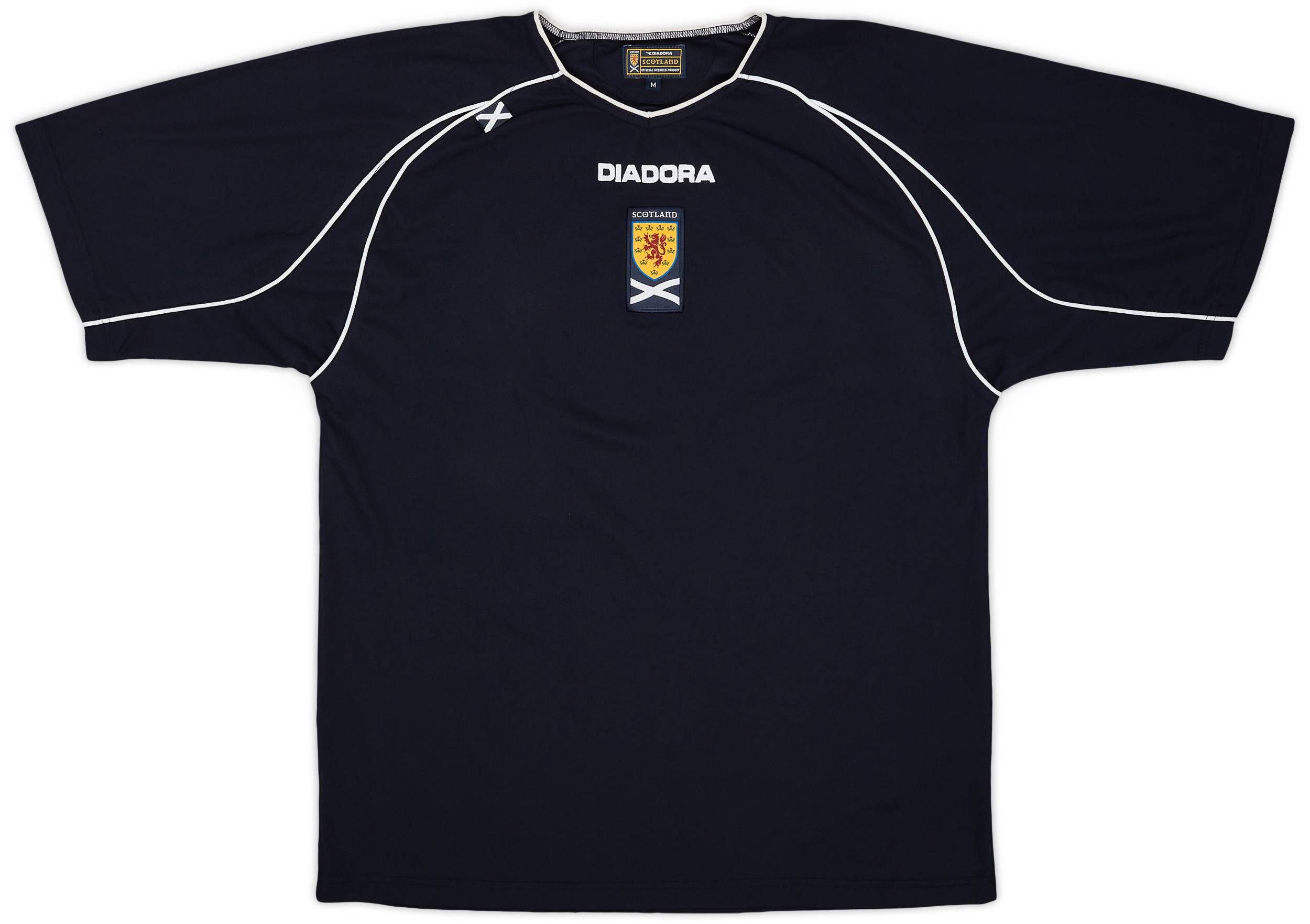 2003-04 Scotland Diadora Training Shirt - 9/10 - (M)