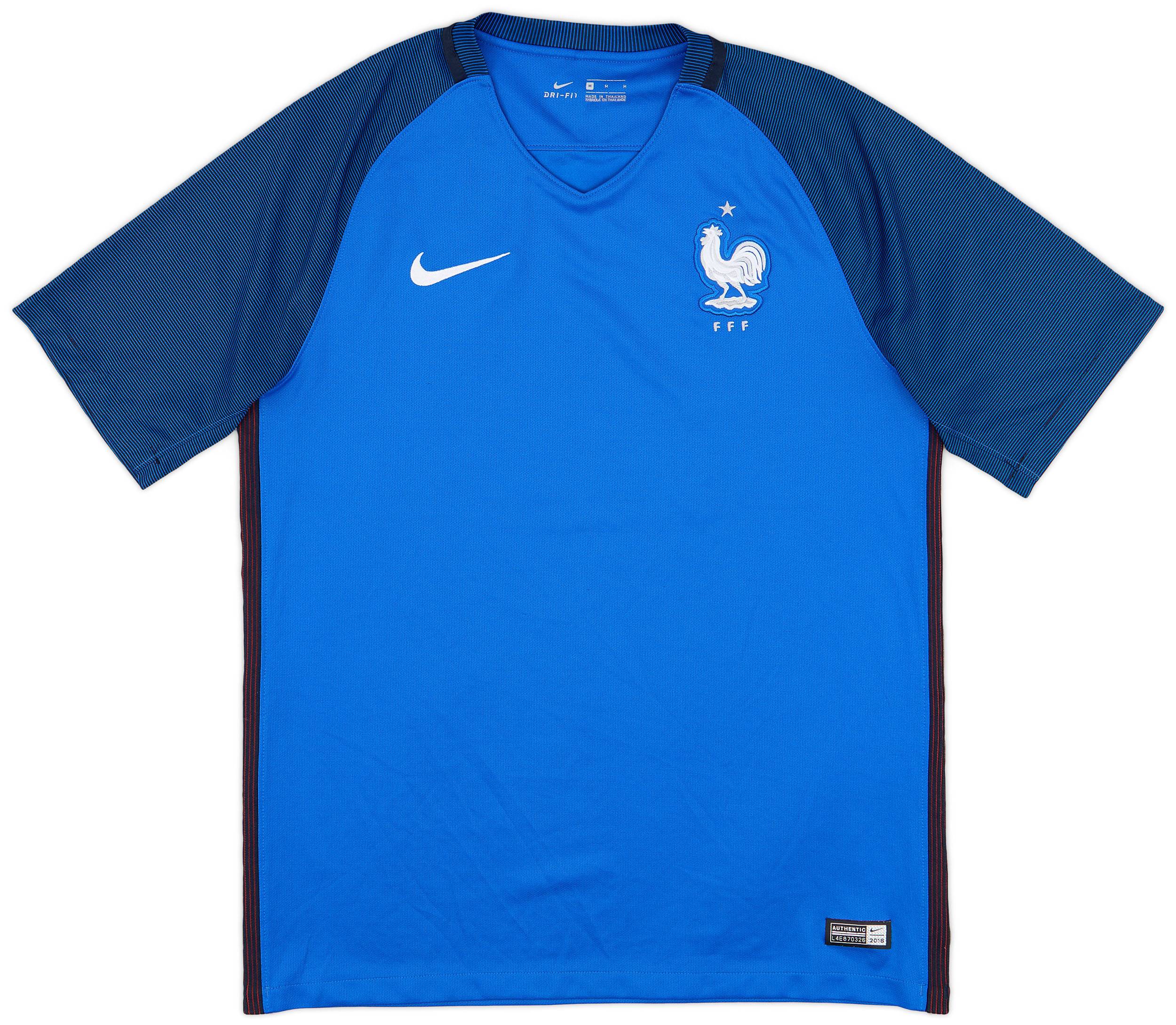 2016-17 France Home Shirt - 8/10 - (M)