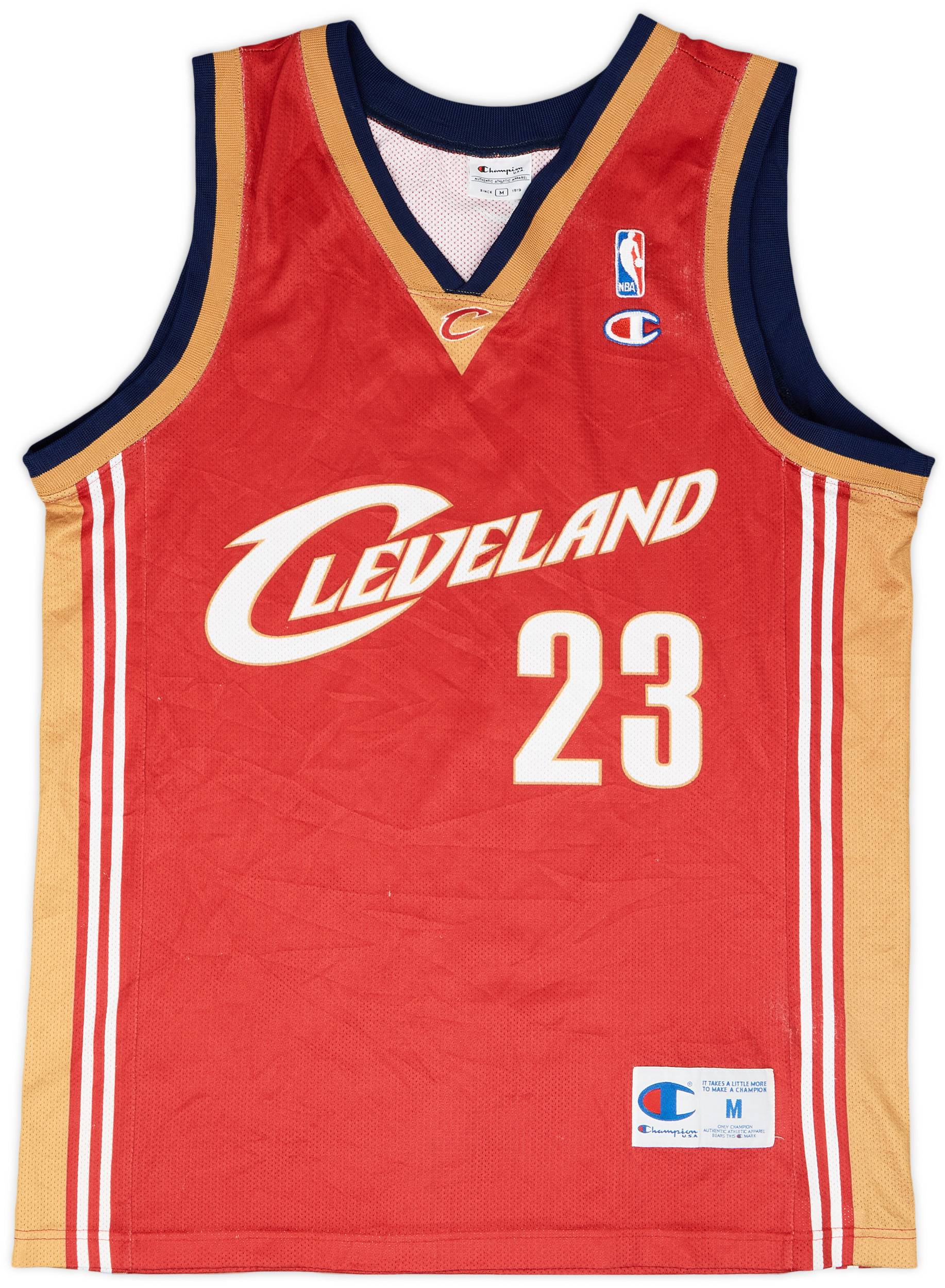2003-10 Cleveland Cavaliers James #23 Champion Away Jersey - 8/10 - (M)