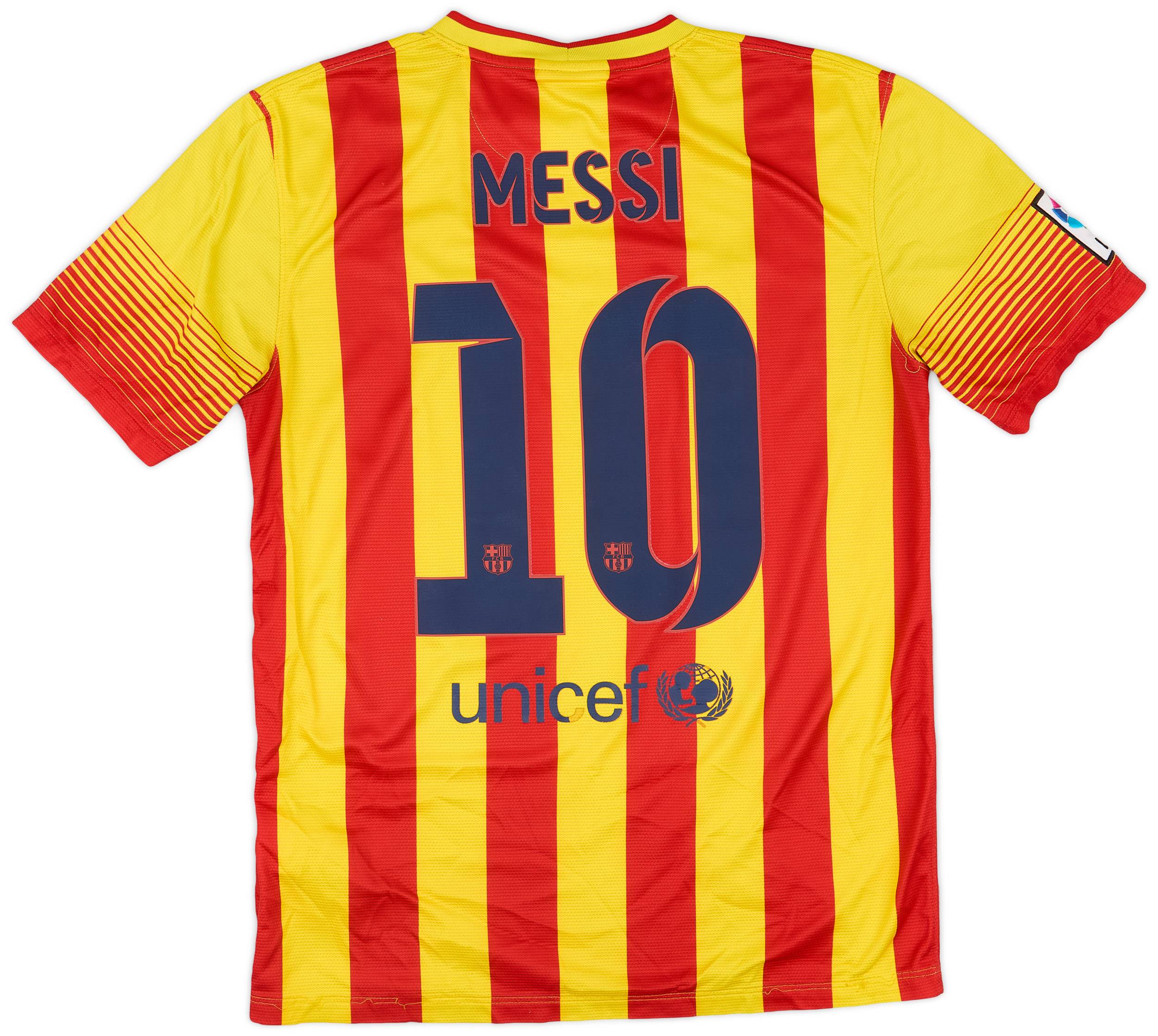 2013-15 Barcelona Away Shirt Messi #10 - 6/10 - (M)