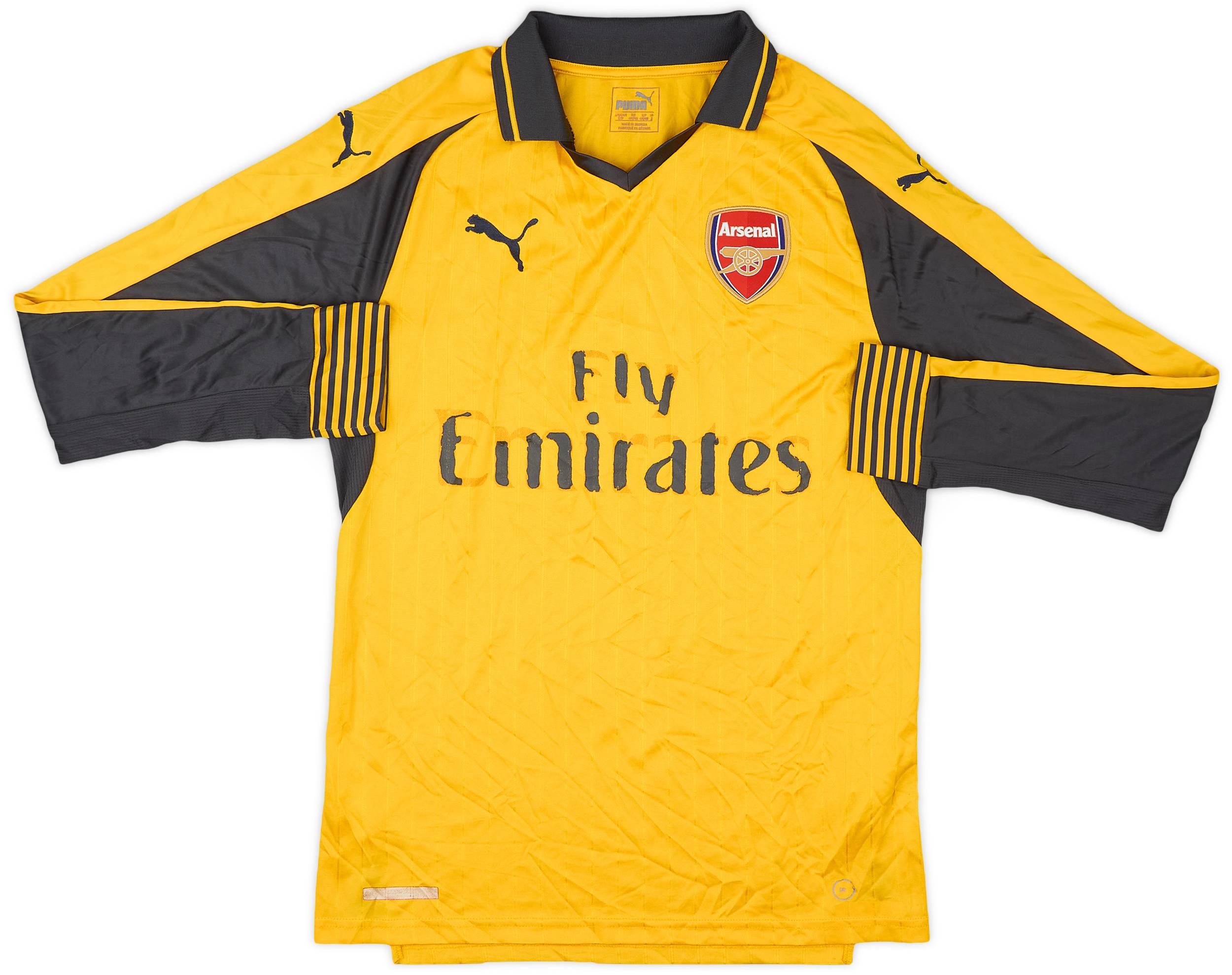 2016-17 Arsenal Away L/S Shirt - 4/10 - (S)