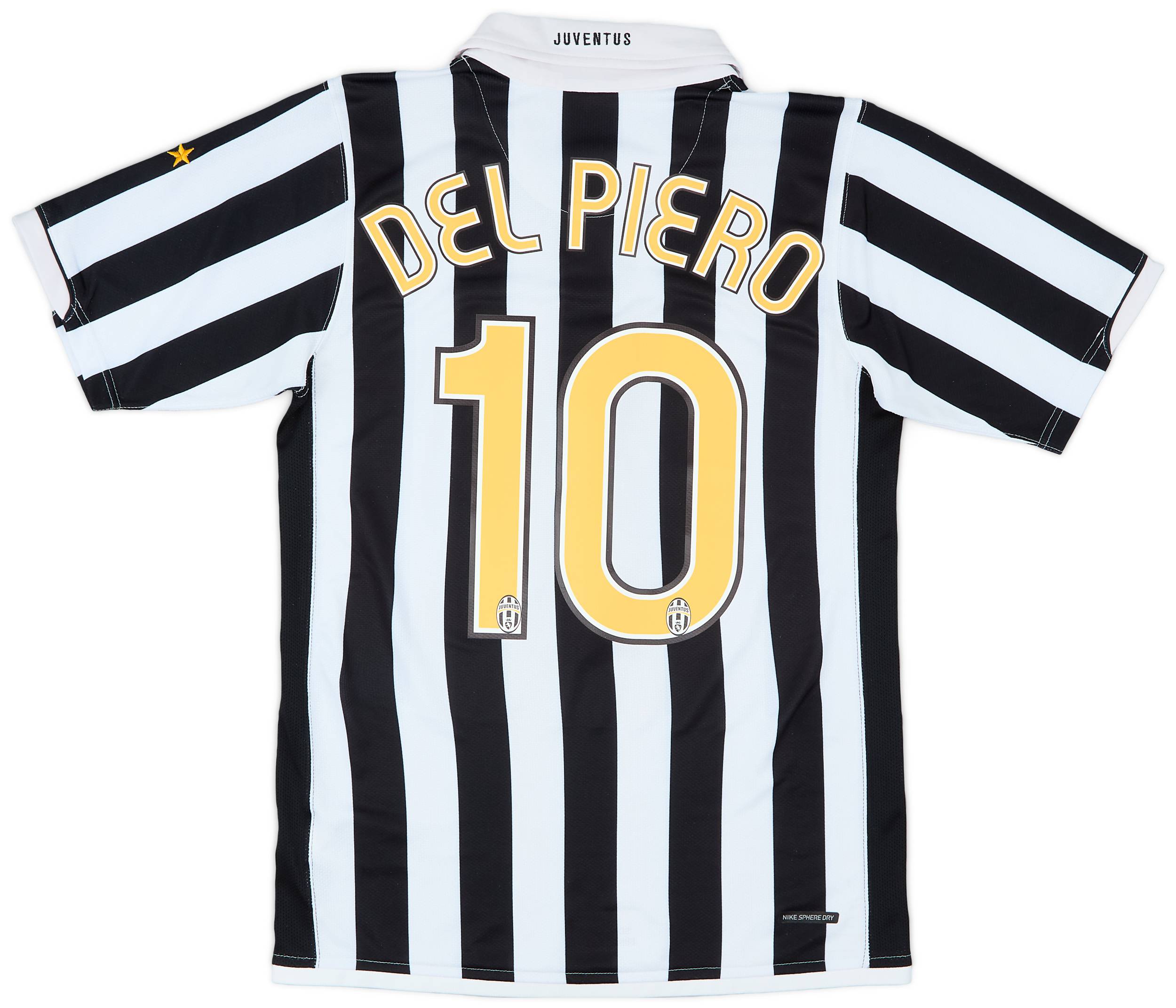 2006-07 Juventus Home Shirt Del Piero #10 - 8/10 - (S)