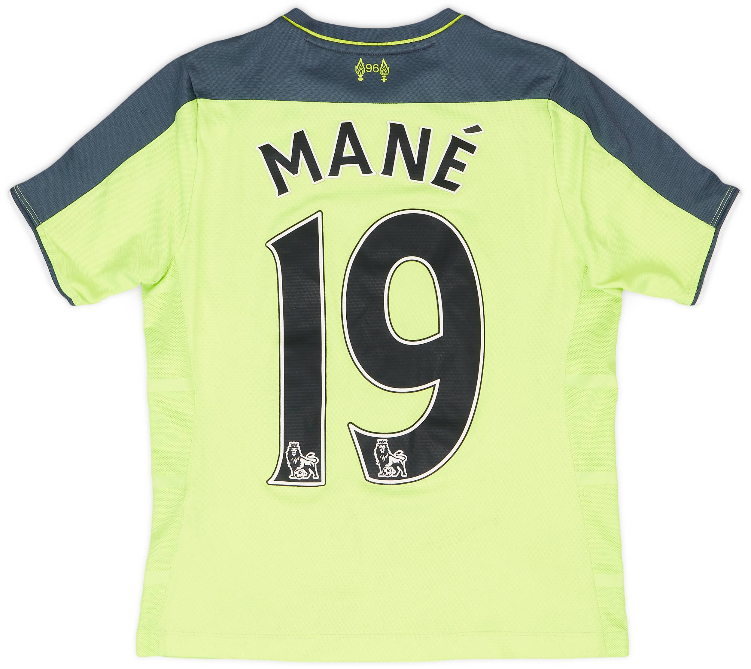 2016-17 Liverpool Third Shirt Mane #19 - 6/10 - (L.Boys)