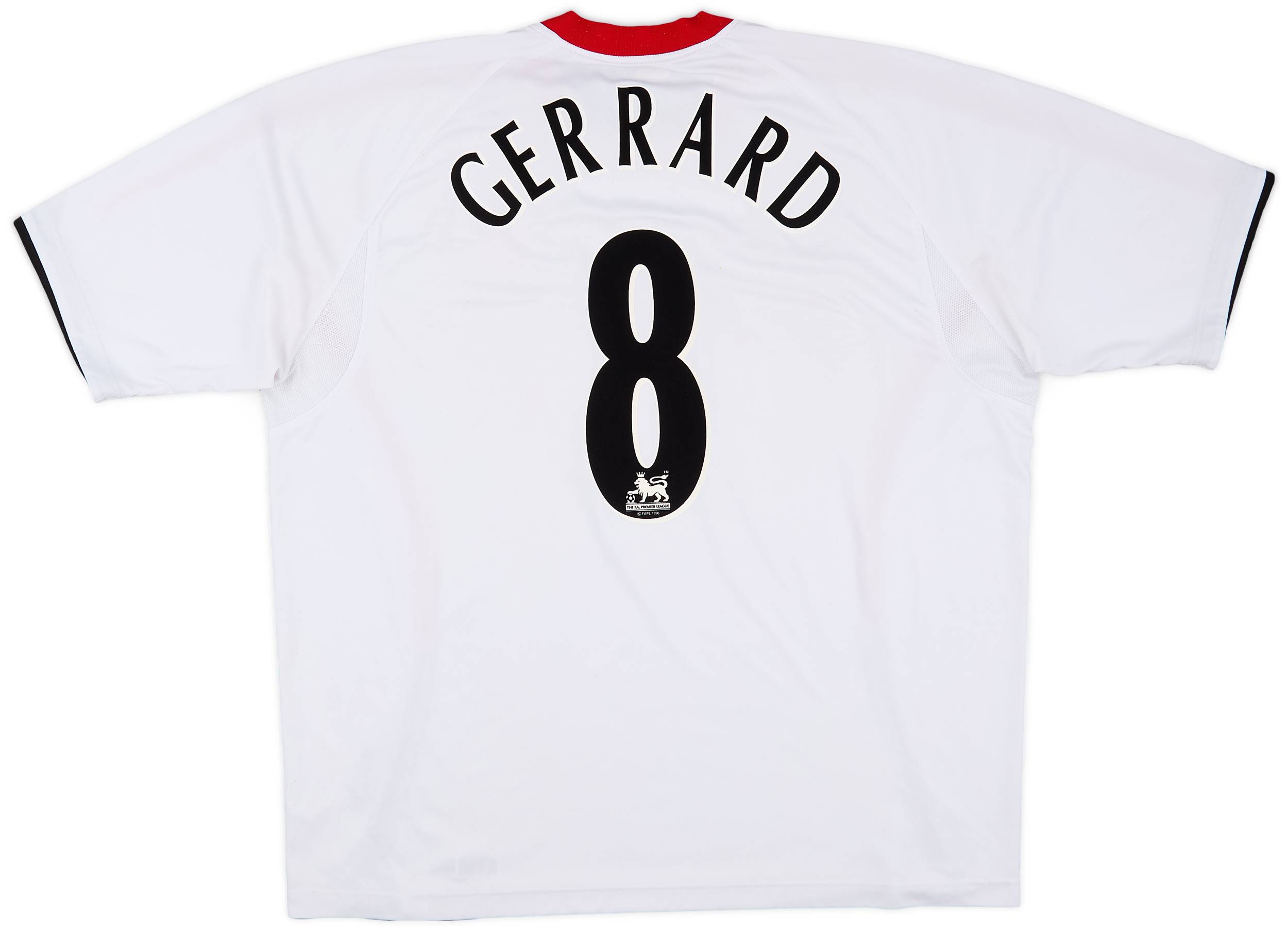 2005-06 Liverpool Away Shirt Gerrard #8 - 5/10 - (XXL)