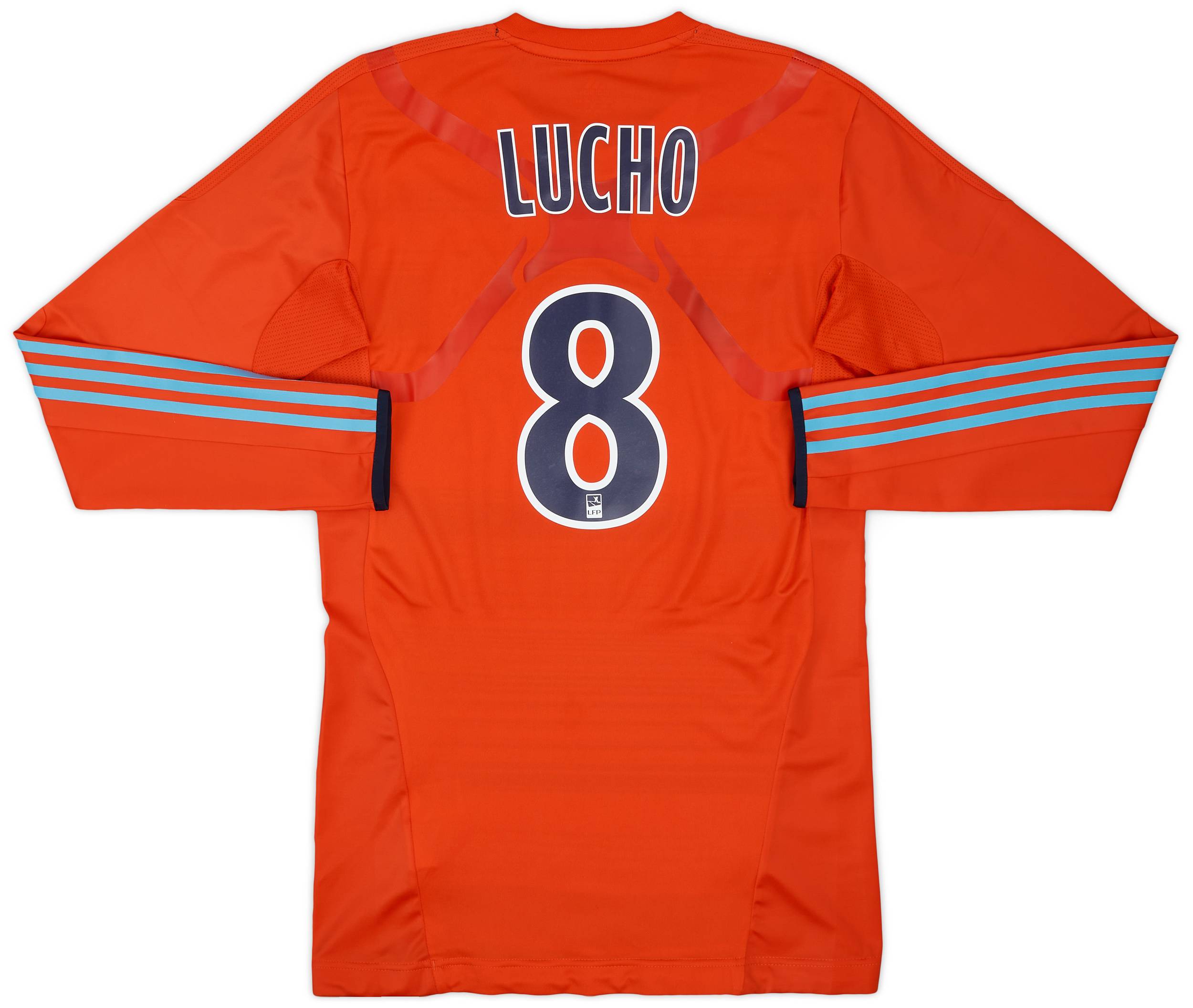 2011-12 Olympique Marseille Player Issue TechFit Third L/S Shirt Lucho #8 - 10/10 - (XL)