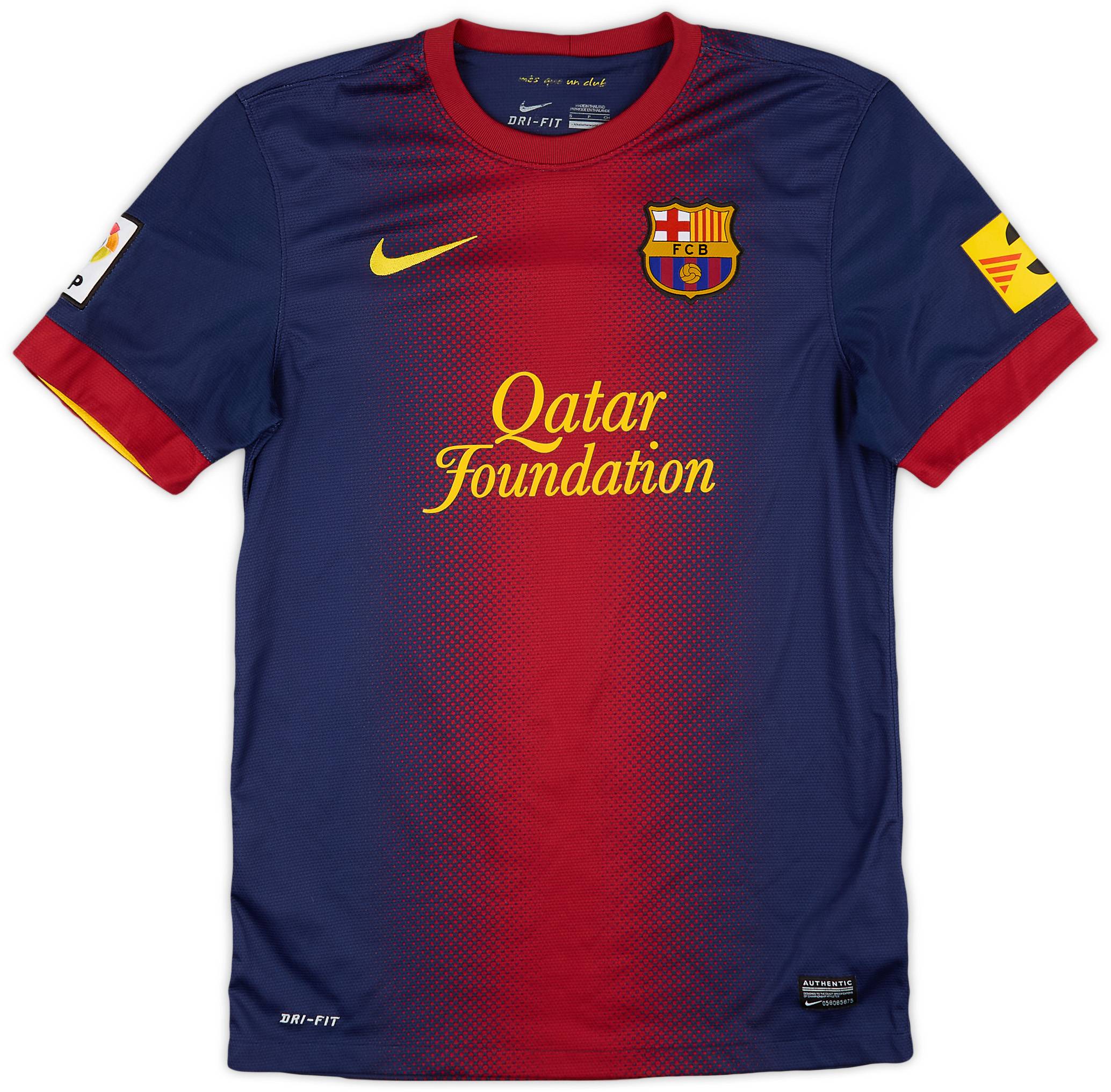 2012/13【AUTHENTIC】Messi #10 , XL 2012-13 Barcelona Home Shirt Messi #10 - 8/10 - (S)