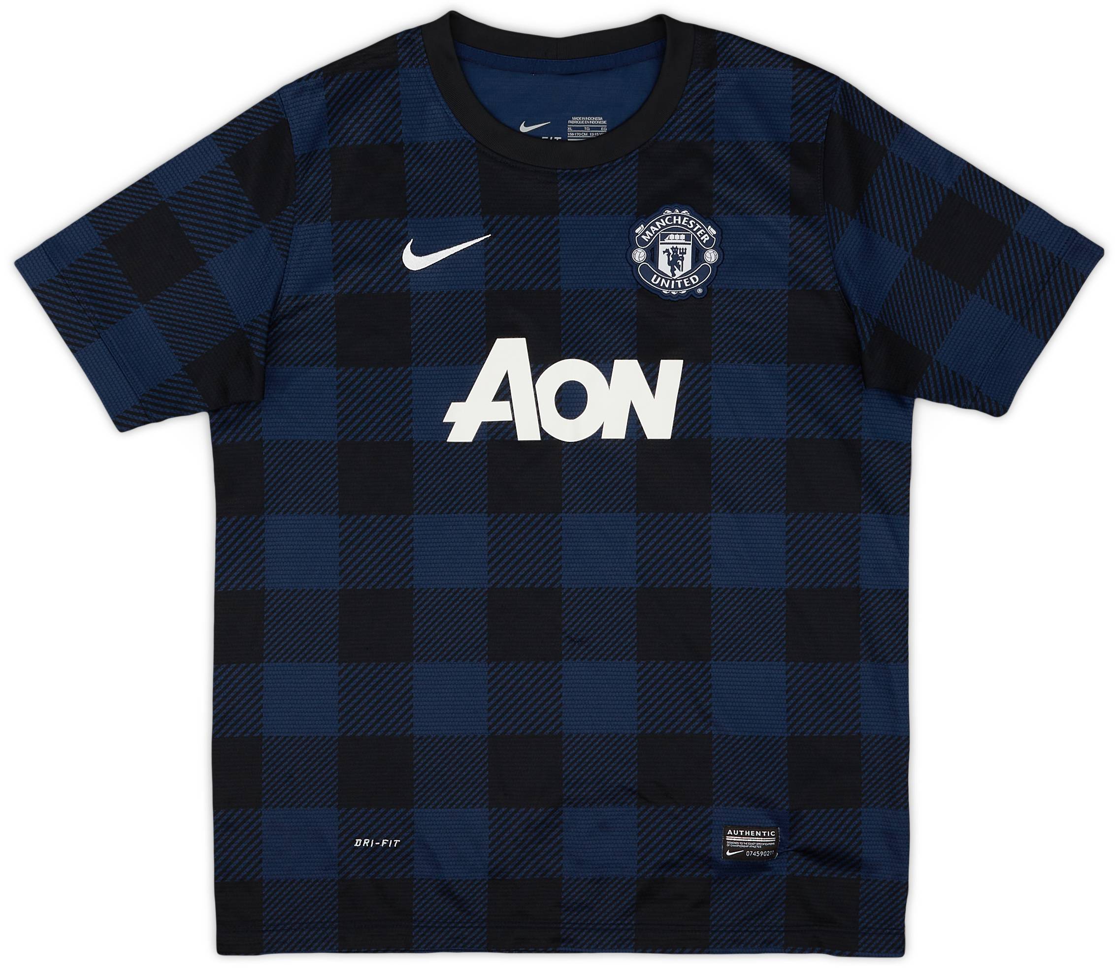 2013-14 Manchester United Away Shirt - 9/10 - (XL.Boys)