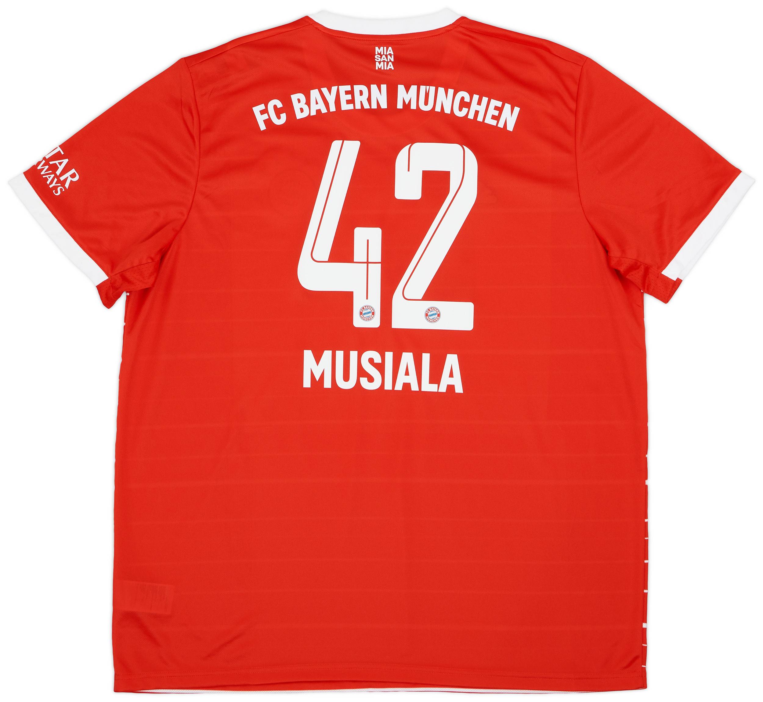 2022-23 Bayern Munich Home Shirt Musiala #42 (XXL)