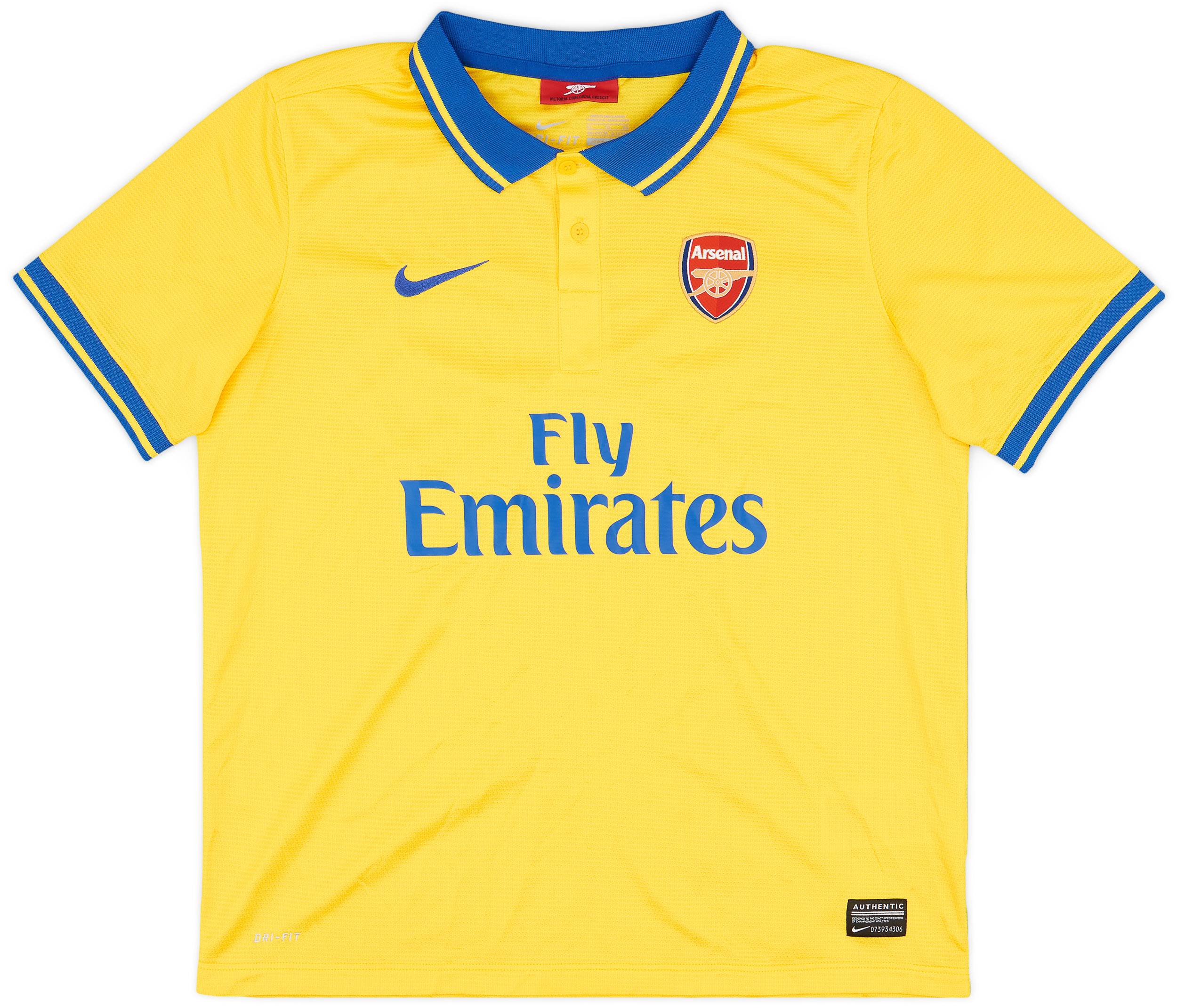 2013-14 Arsenal Away Shirt - 8/10 - (XL.Boys)