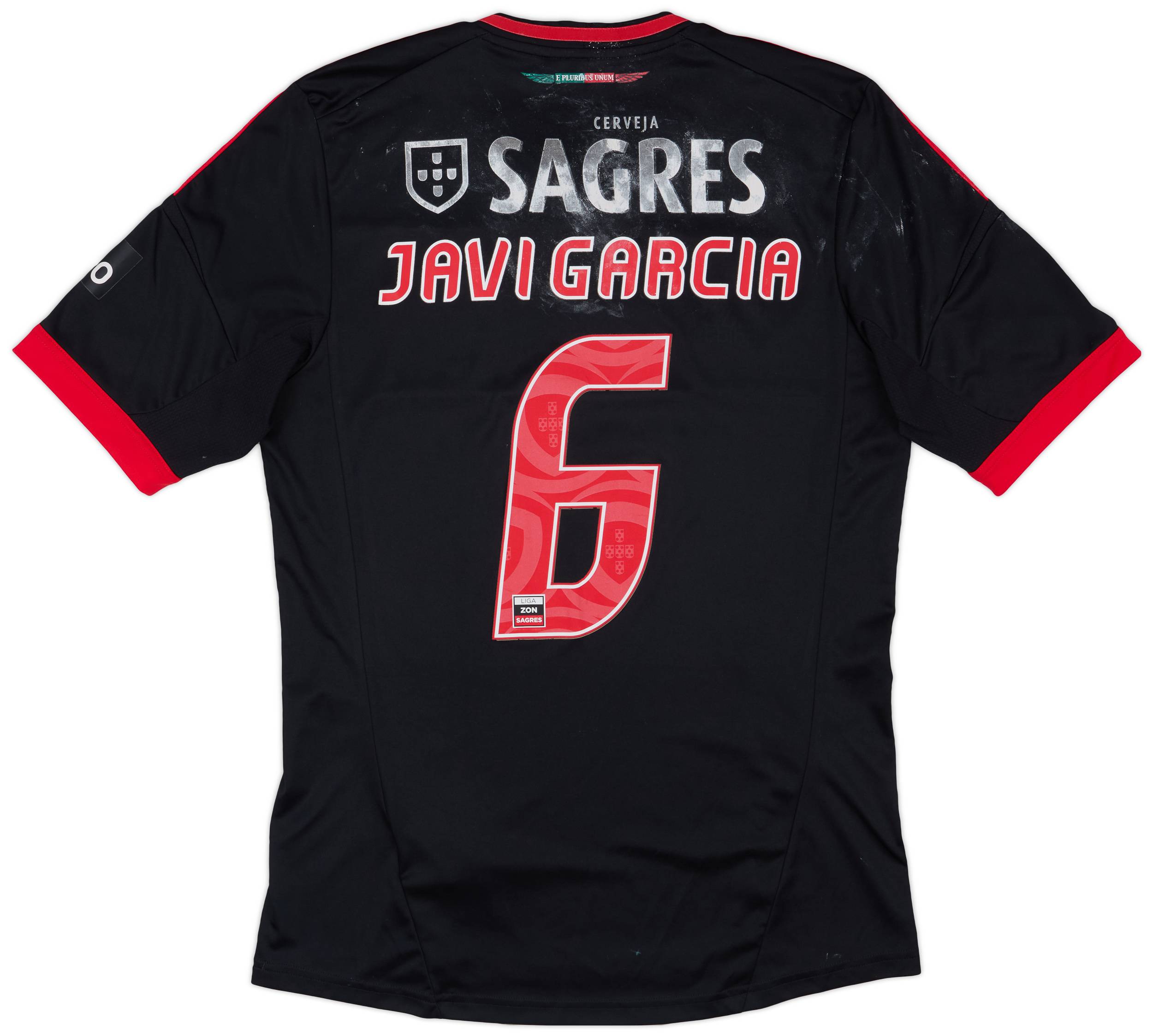 2012-13 Benfica Away Shirt Javi Garcia #6 - 4/10 - (M)