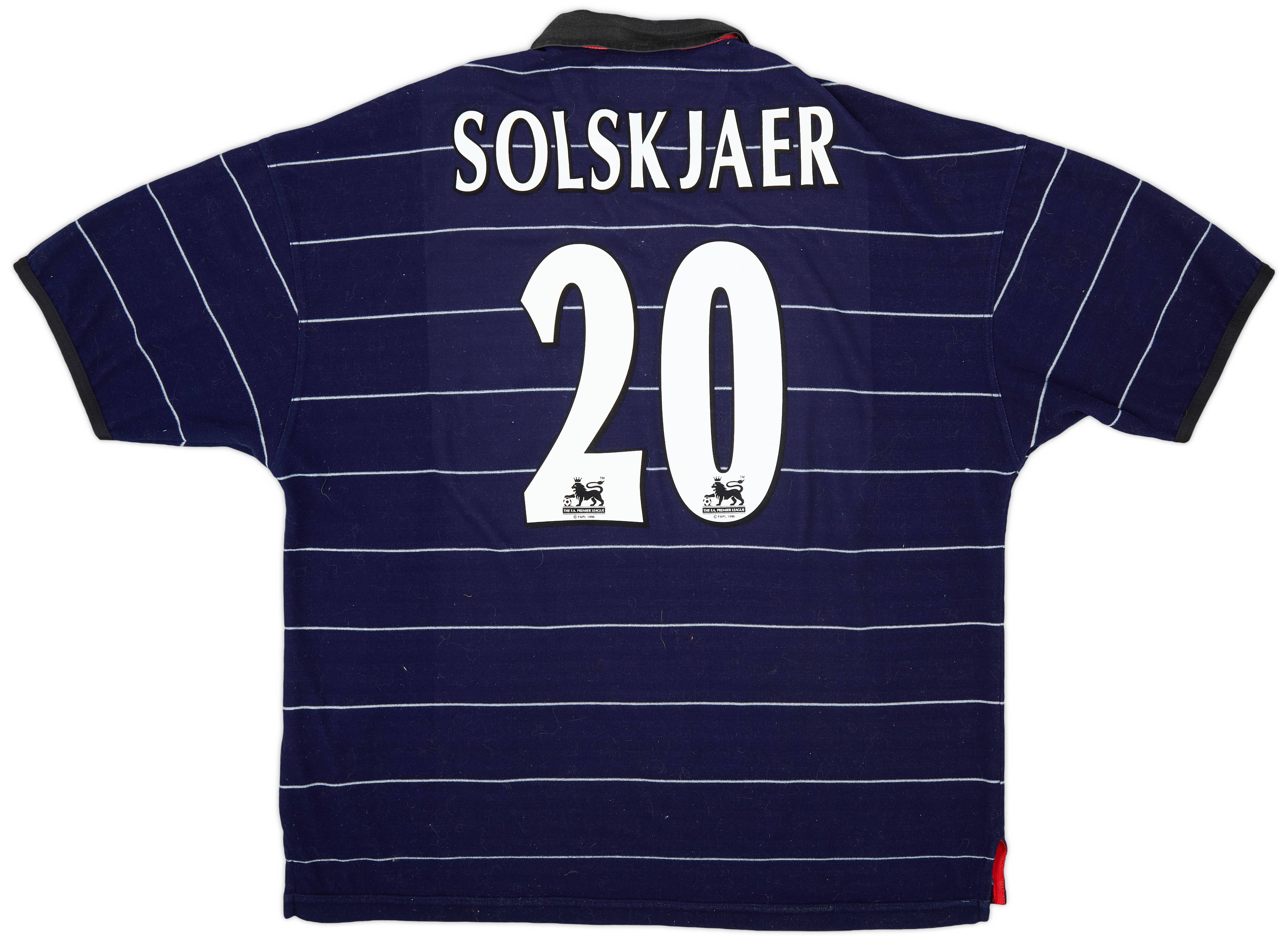 1999-00 Manchester United Away Shirt Solskjaer #20 - 9/10 - (XXL)