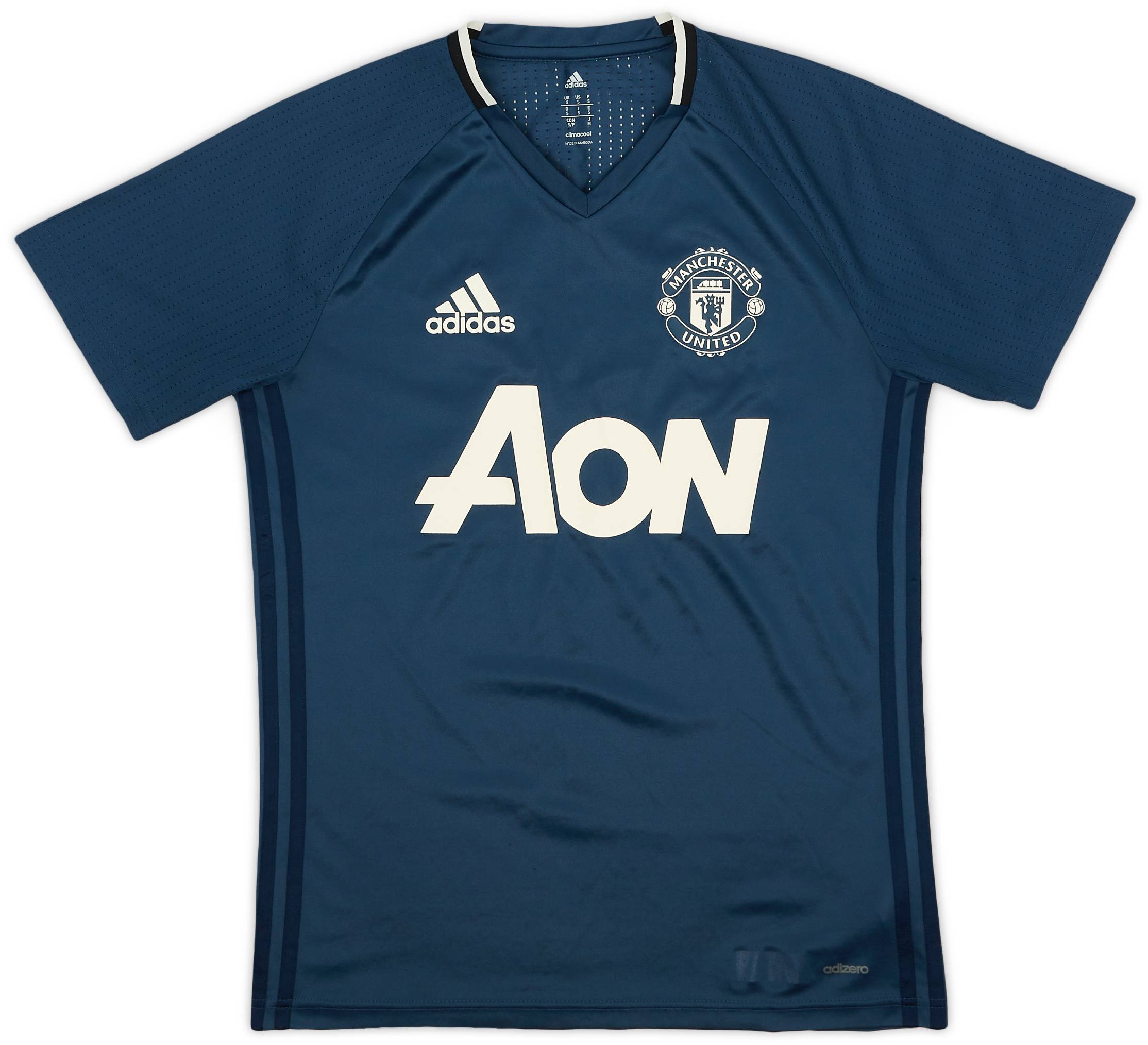 2016-17 Manchester United adidas Training Shirt - 9/10 - (S)