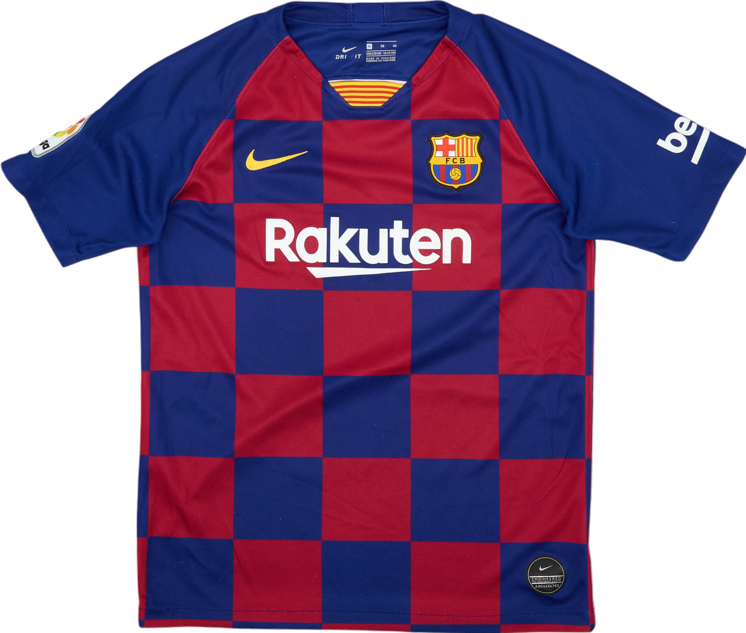 2019-20 Barcelona Home Shirt - 8/10 - (XL.Boys)