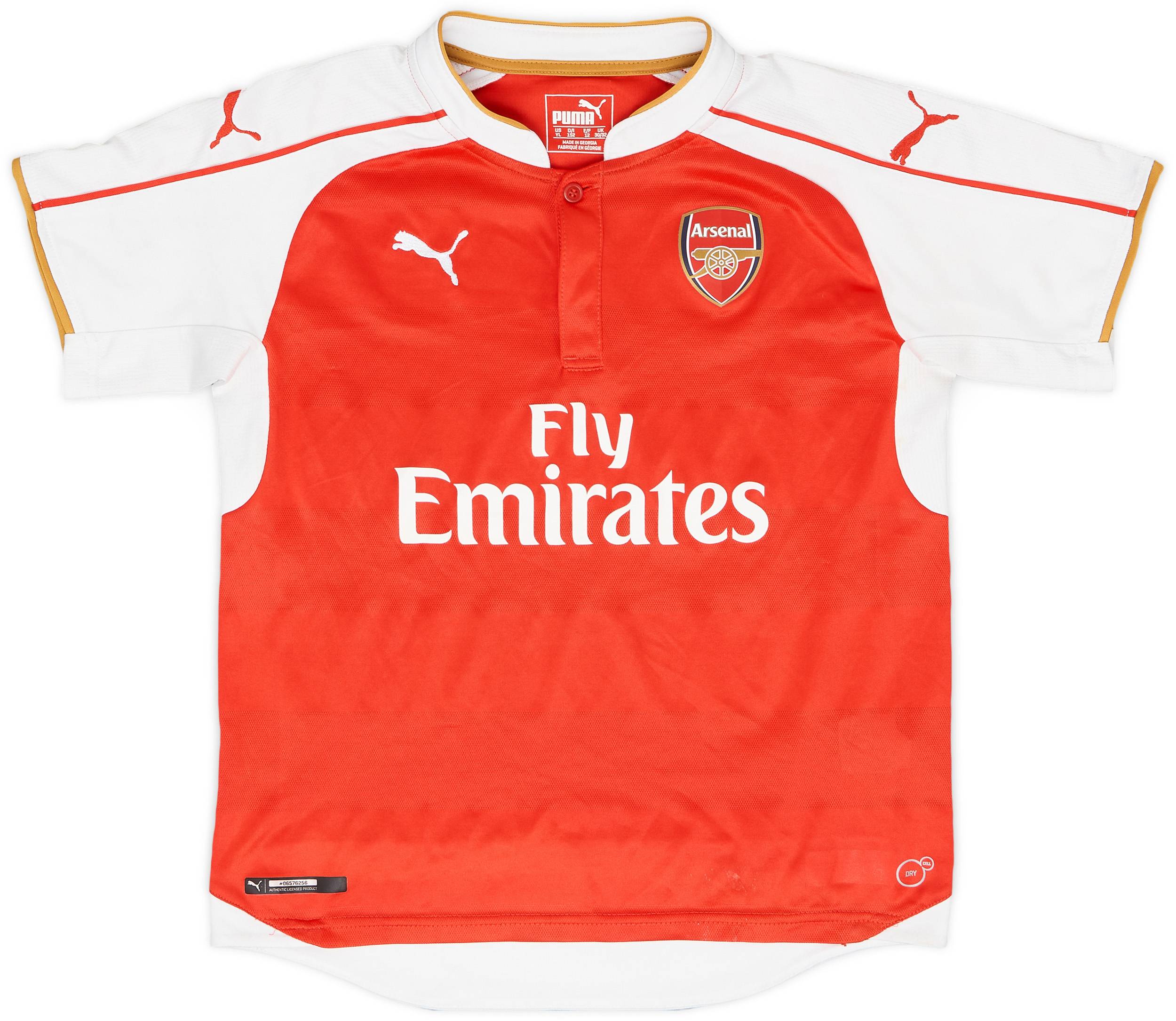 2015-16 Arsenal Home Shirt - 9/10 - (M.Boys)