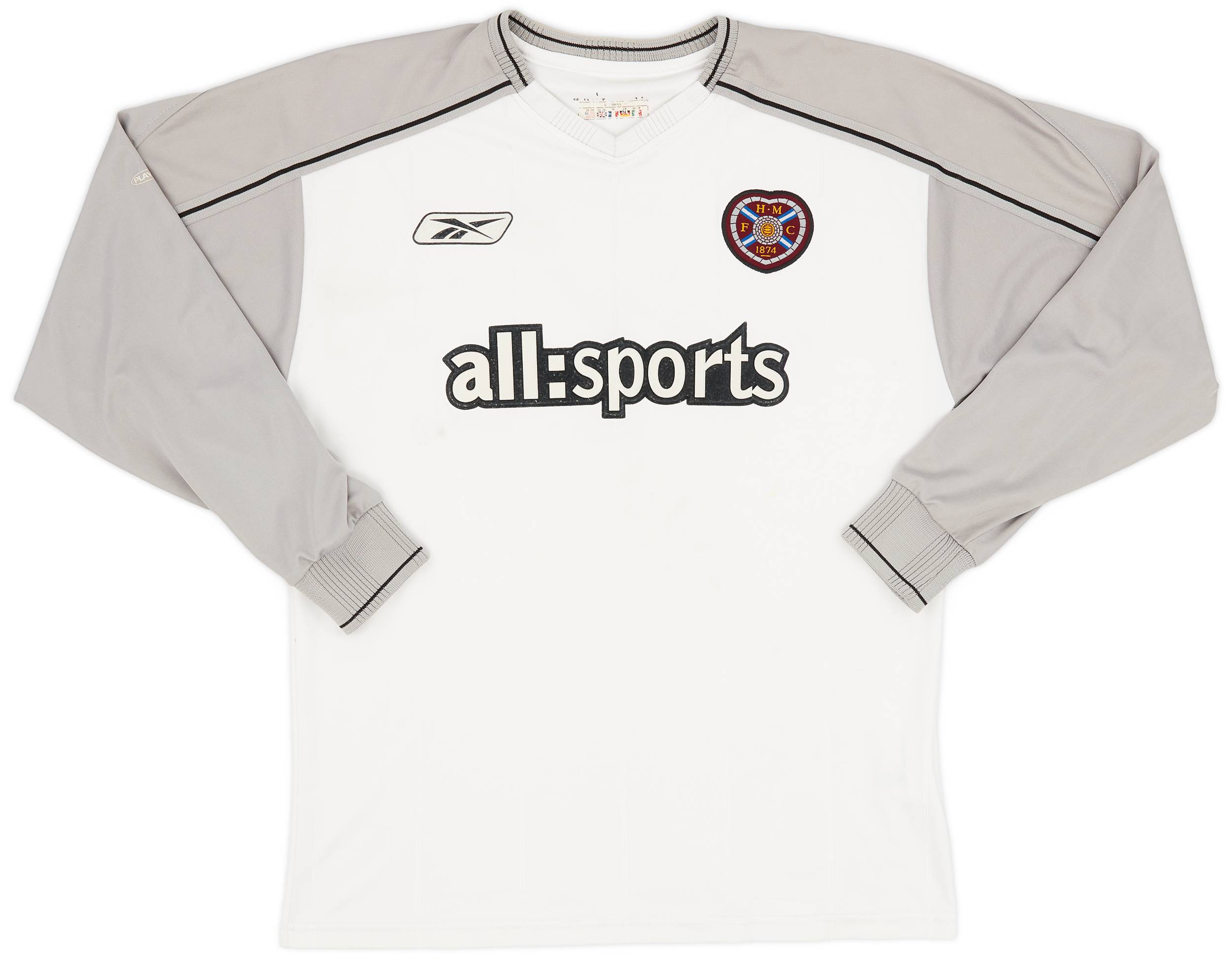 2003-04 Hearts Away L/S Shirt - 6/10 - (S)