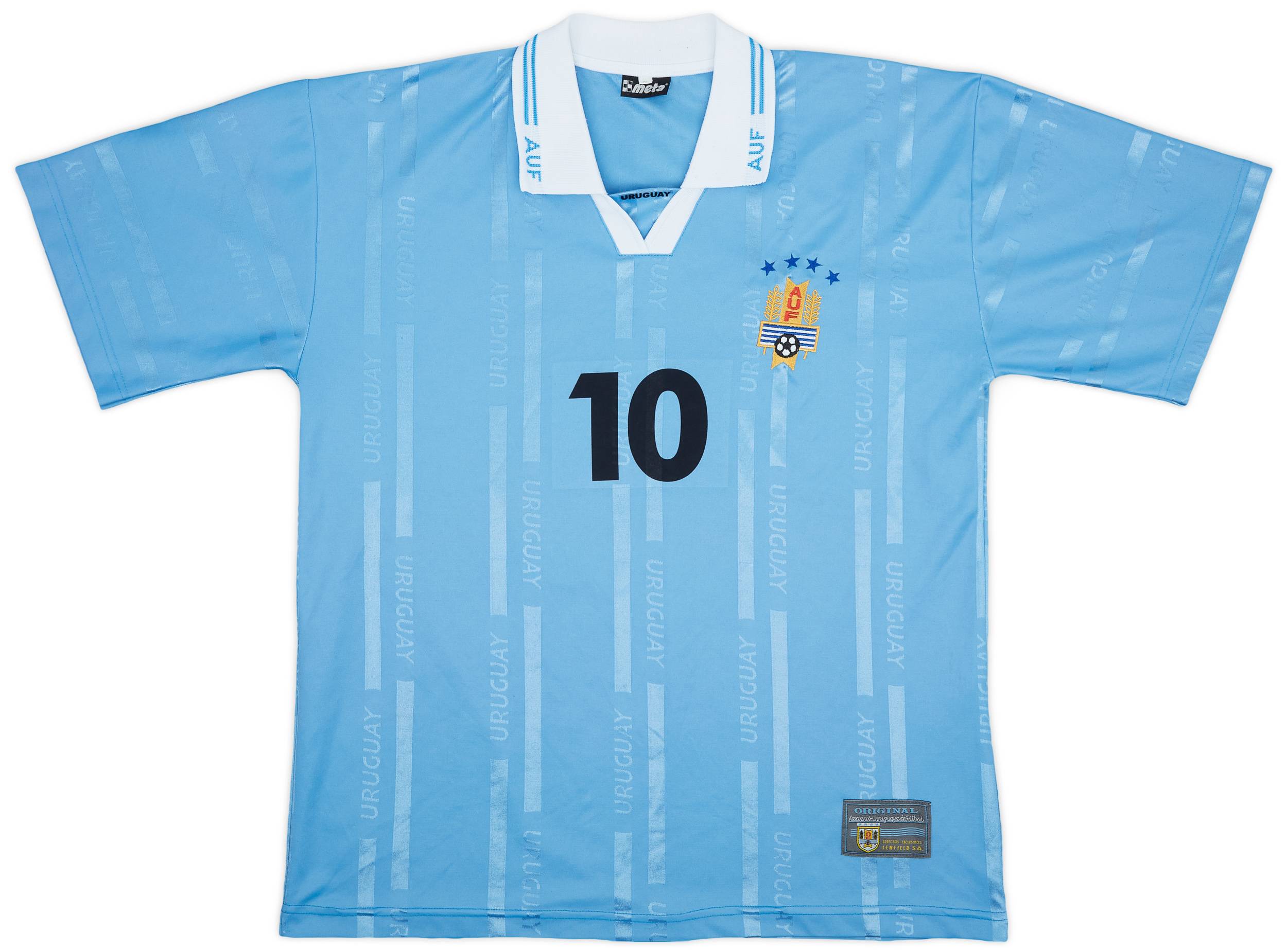 1998-01 Uruguay Fan Shirt #10 - 8/10 - (XL)