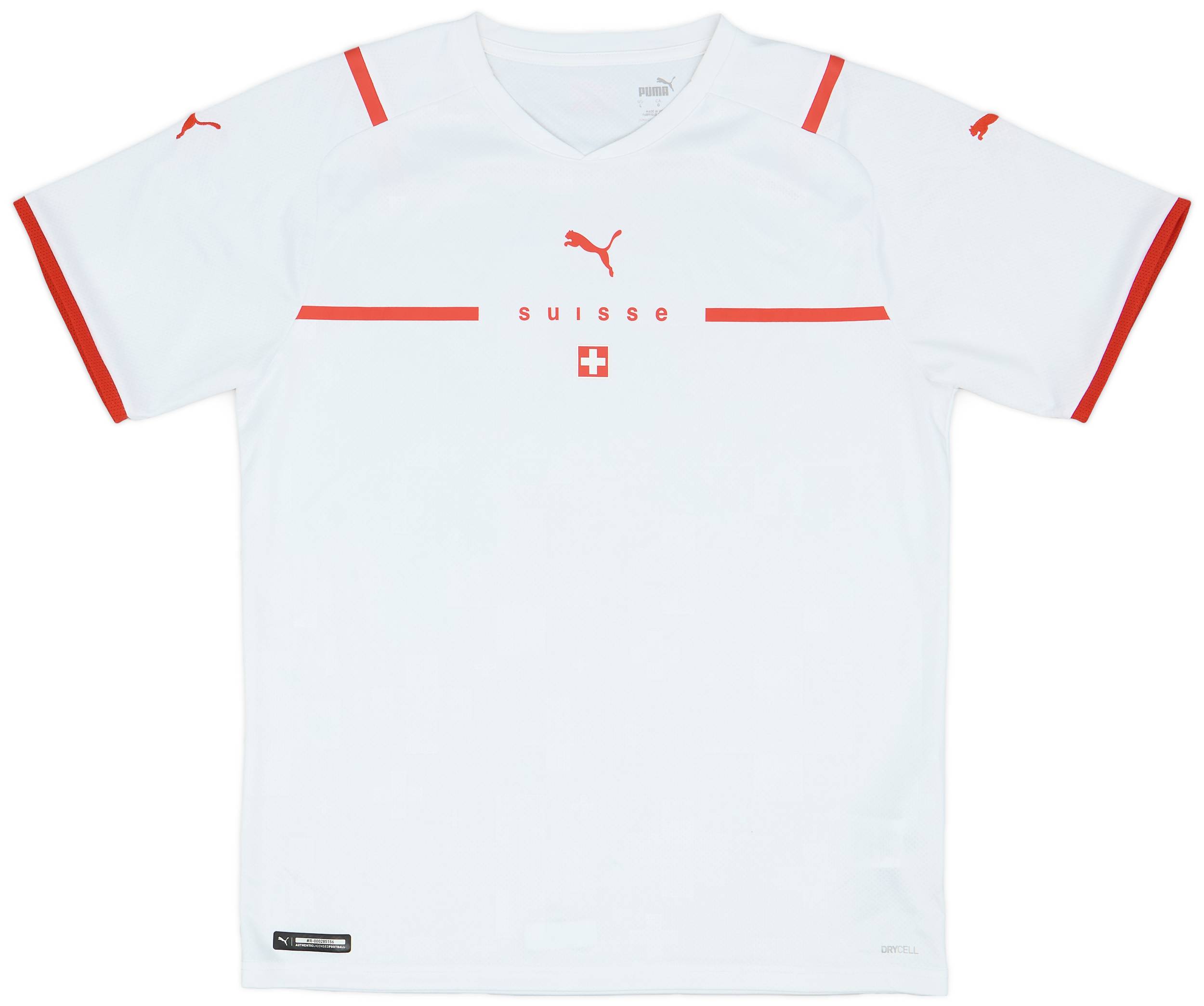 2021-22 Switzerland Away Shirt - 9/10 - (L)