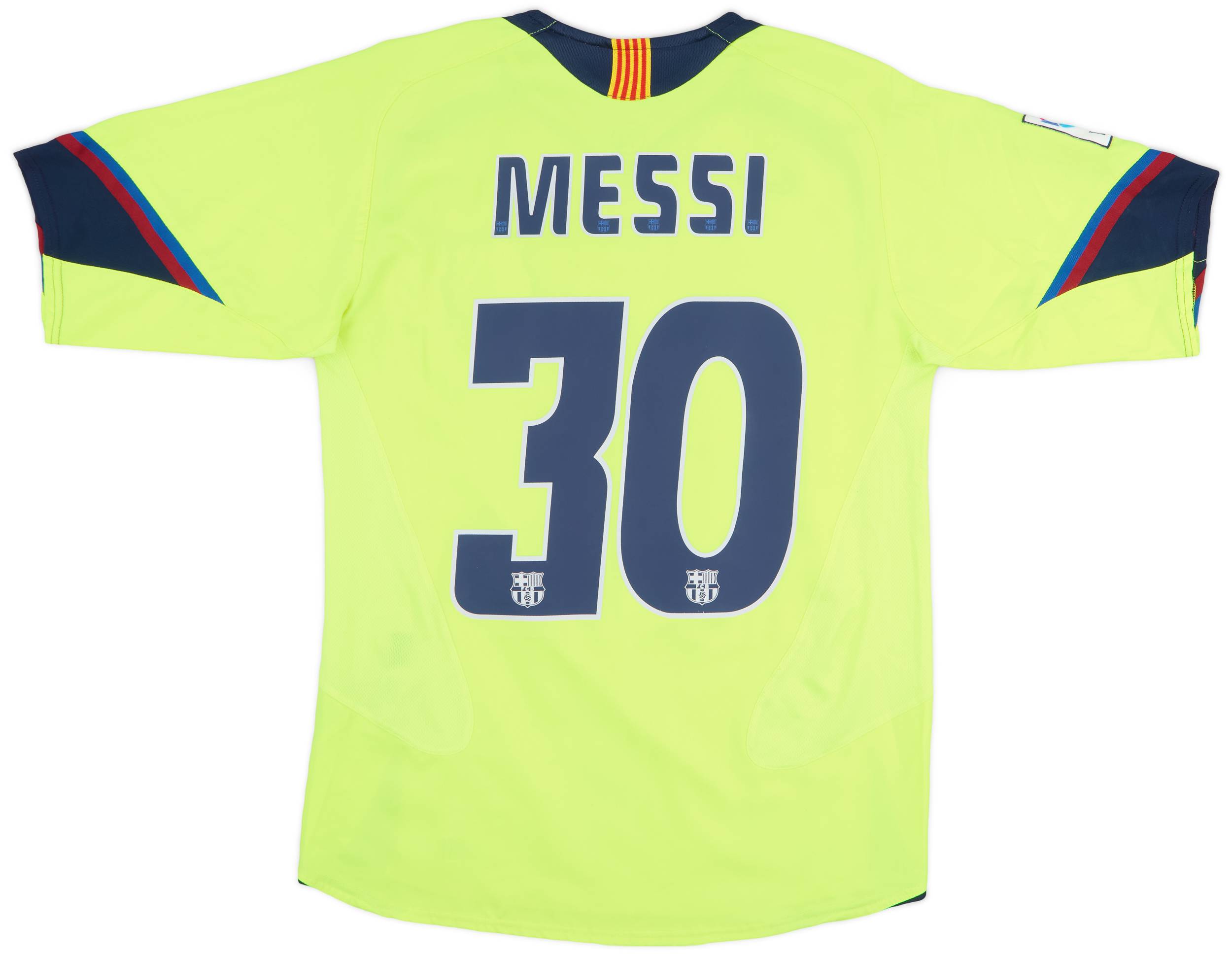 2005-06 Barcelona Away Shirt Messi #30 - 7/10 - (S)